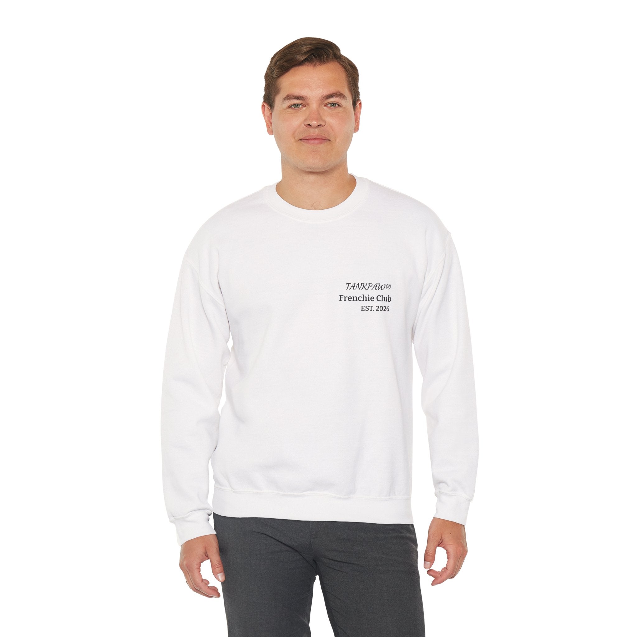 TankPaw® Frenchie Strong Club Premium Sweatshirt – Vintage French Bulldog Crewneck