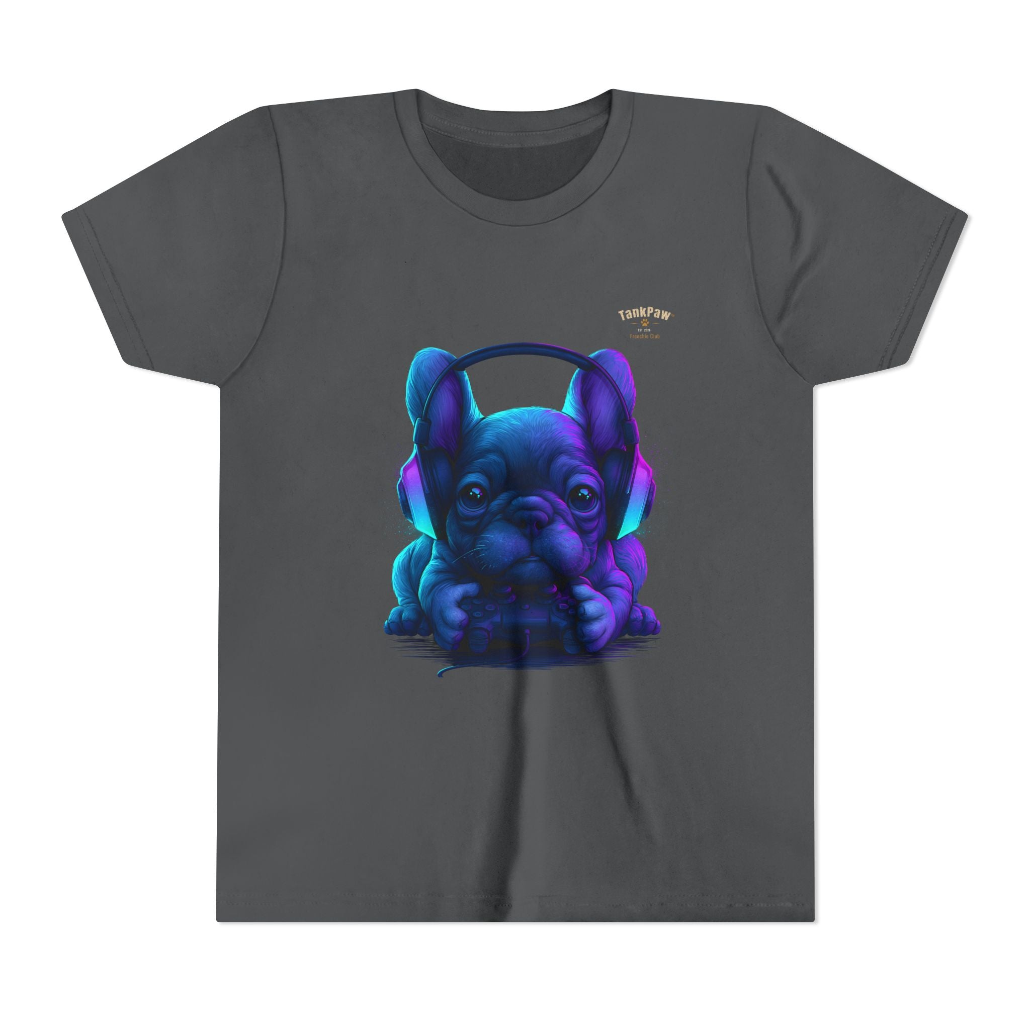 Youth French Bulldog Graphic T-Shirt – Cool Frenchie Tee for Kids & Teens