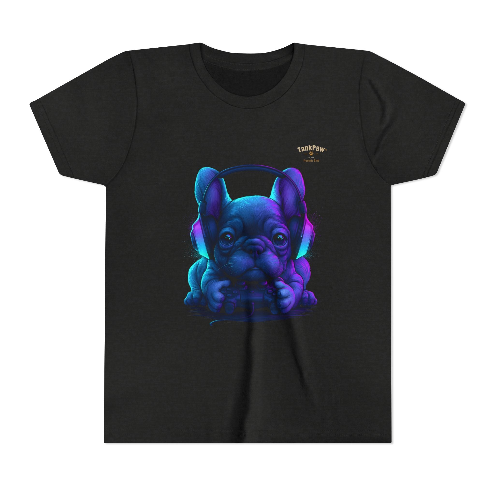 Youth French Bulldog Graphic T-Shirt – Cool Frenchie Tee for Kids & Teens