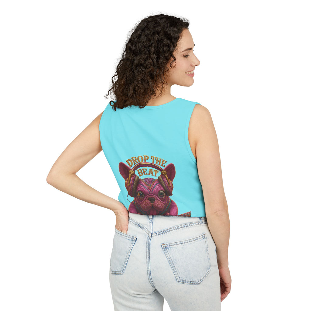 French Bulldog DJ Tank Top – EDM Music Festival Shirt for Dog Lovers | TankPaw™