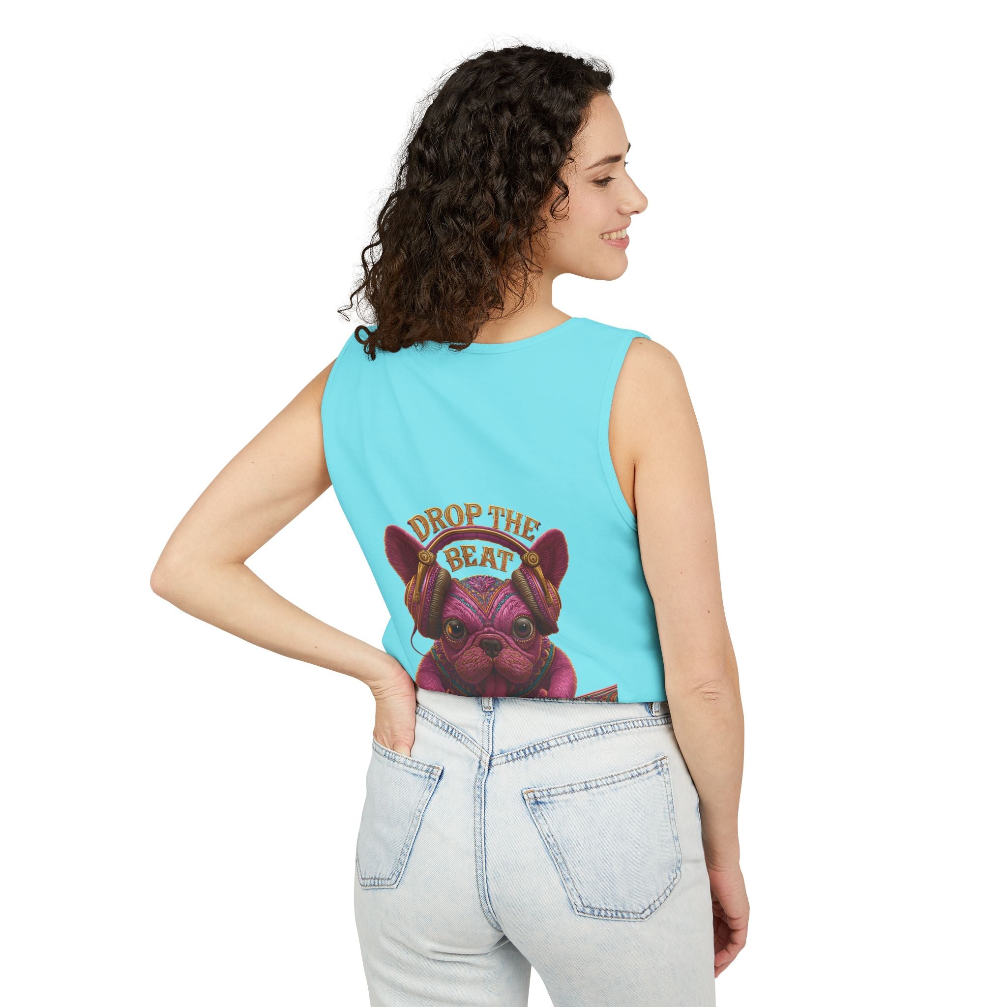 French Bulldog DJ Tank Top – EDM Music Festival Shirt for Dog Lovers | TankPaw™