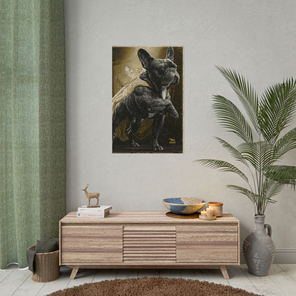 TankPaw® French Bulldog Wall Art Poster – Premium Vintage Frenchie Decor