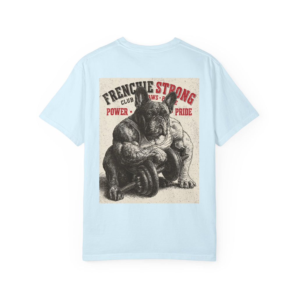 TankPaw® Frenchie Strong Club Premium T-Shirt – Vintage French Bulldog Graphic Tee