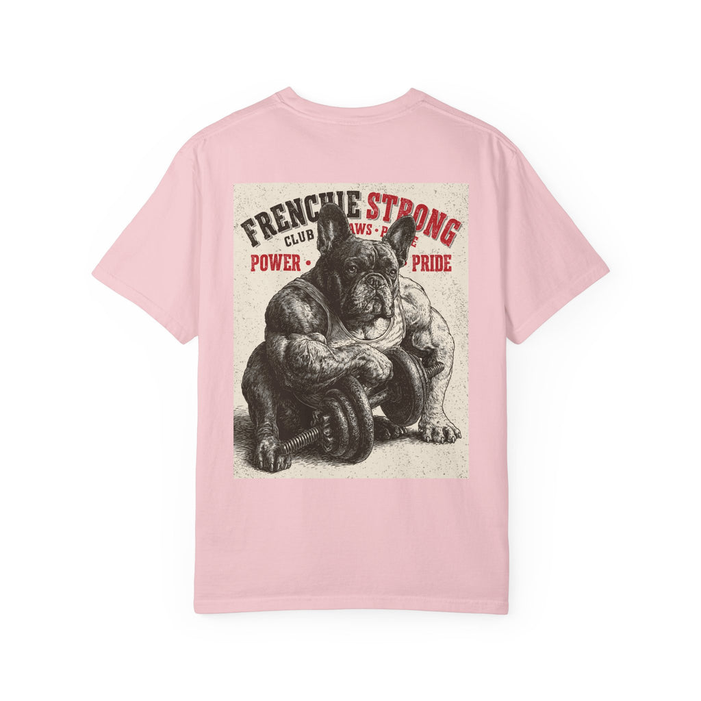 TankPaw® Frenchie Strong Club Premium T-Shirt – Vintage French Bulldog Graphic Tee