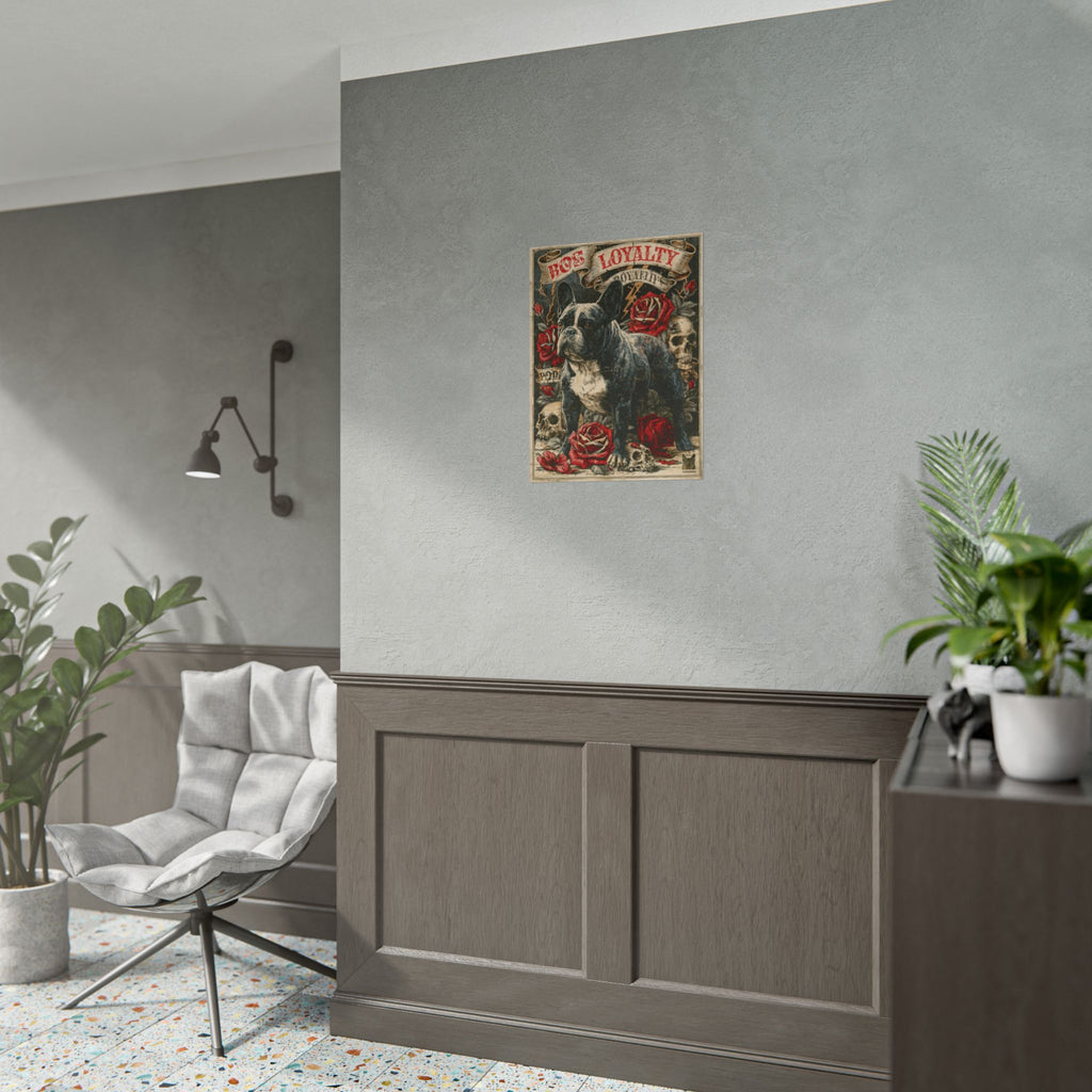 TankPaw® French Bulldog Wall Art Poster – Premium Vintage Frenchie Decor