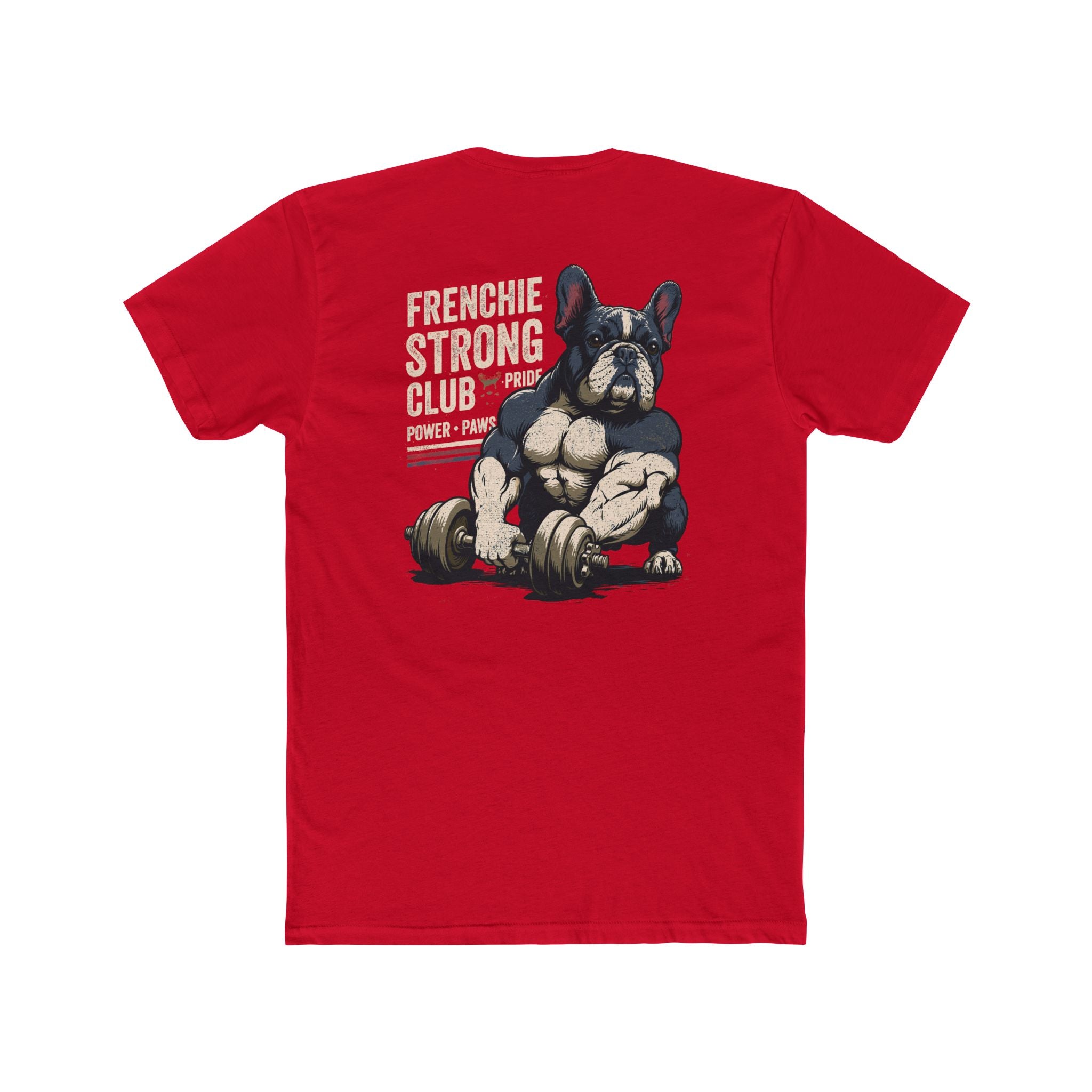 Muscular French Bulldog Graphic T-Shirt | TankPaw™ Gym Collection
