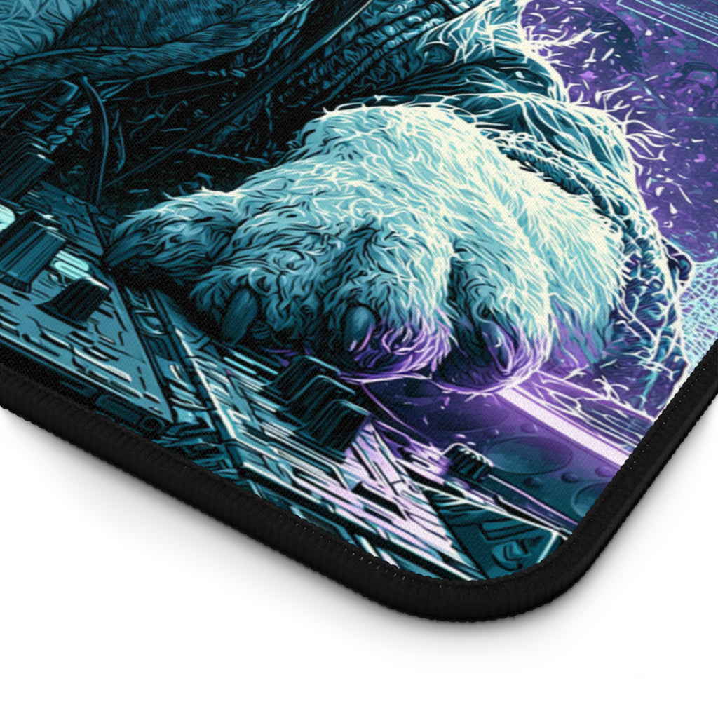 DJ French Bulldog Desk Mat – Gaming Mouse Pad for Music Lovers & Frenchie Fans