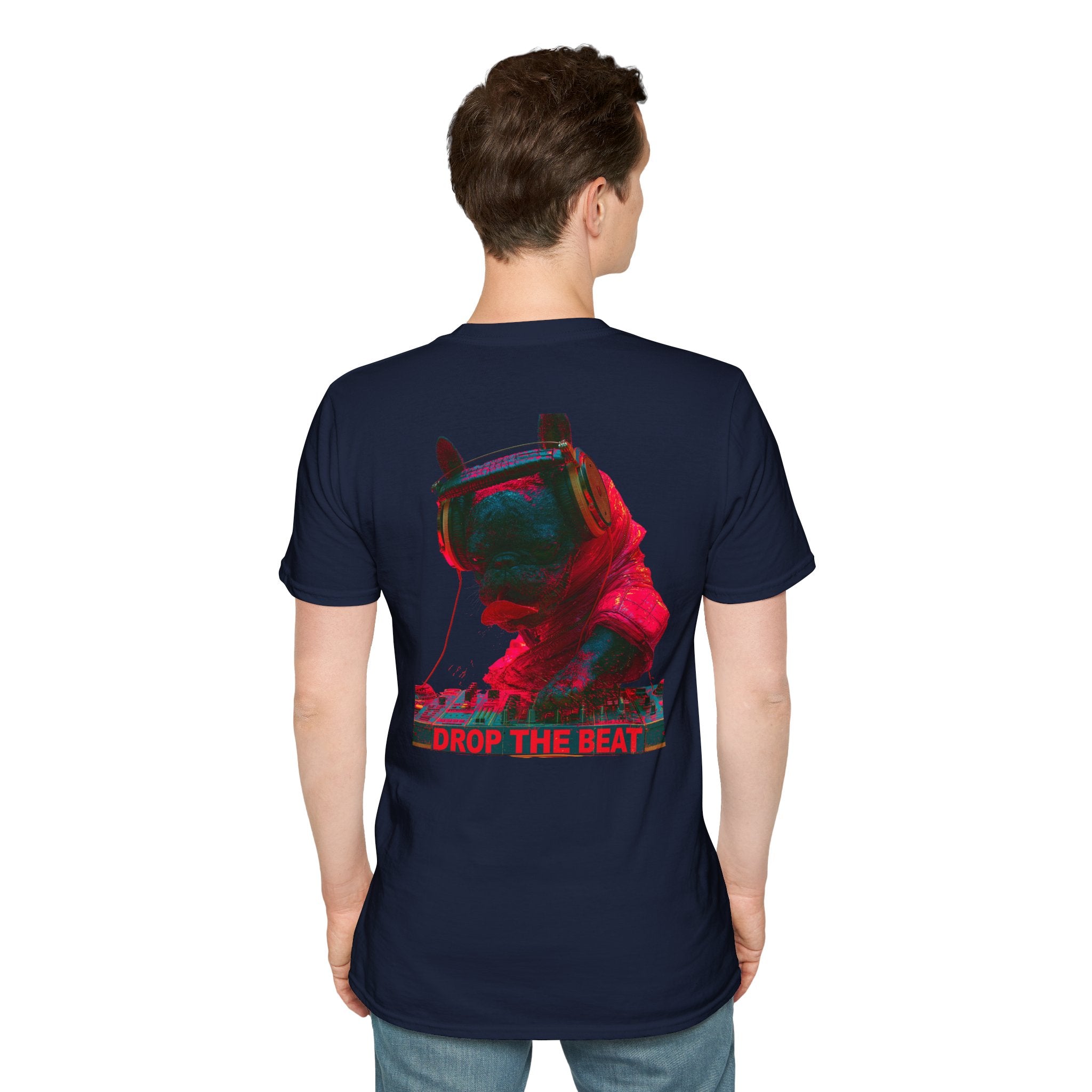 Frenchie Beats T-Shirt – DJ French Bulldog Music Festival Graphic Tee