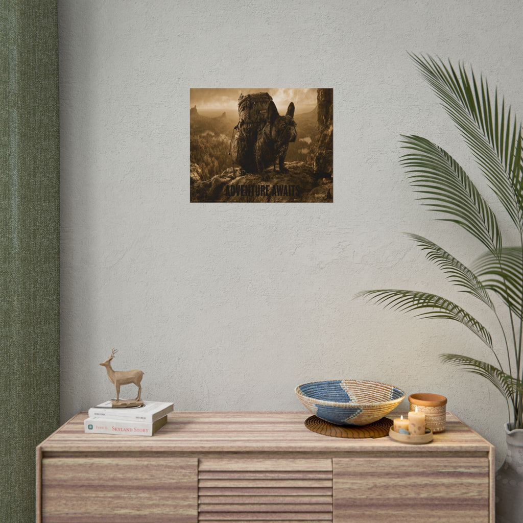 TankPaw® French Bulldog Wall Art Poster – Premium Vintage Frenchie Decor