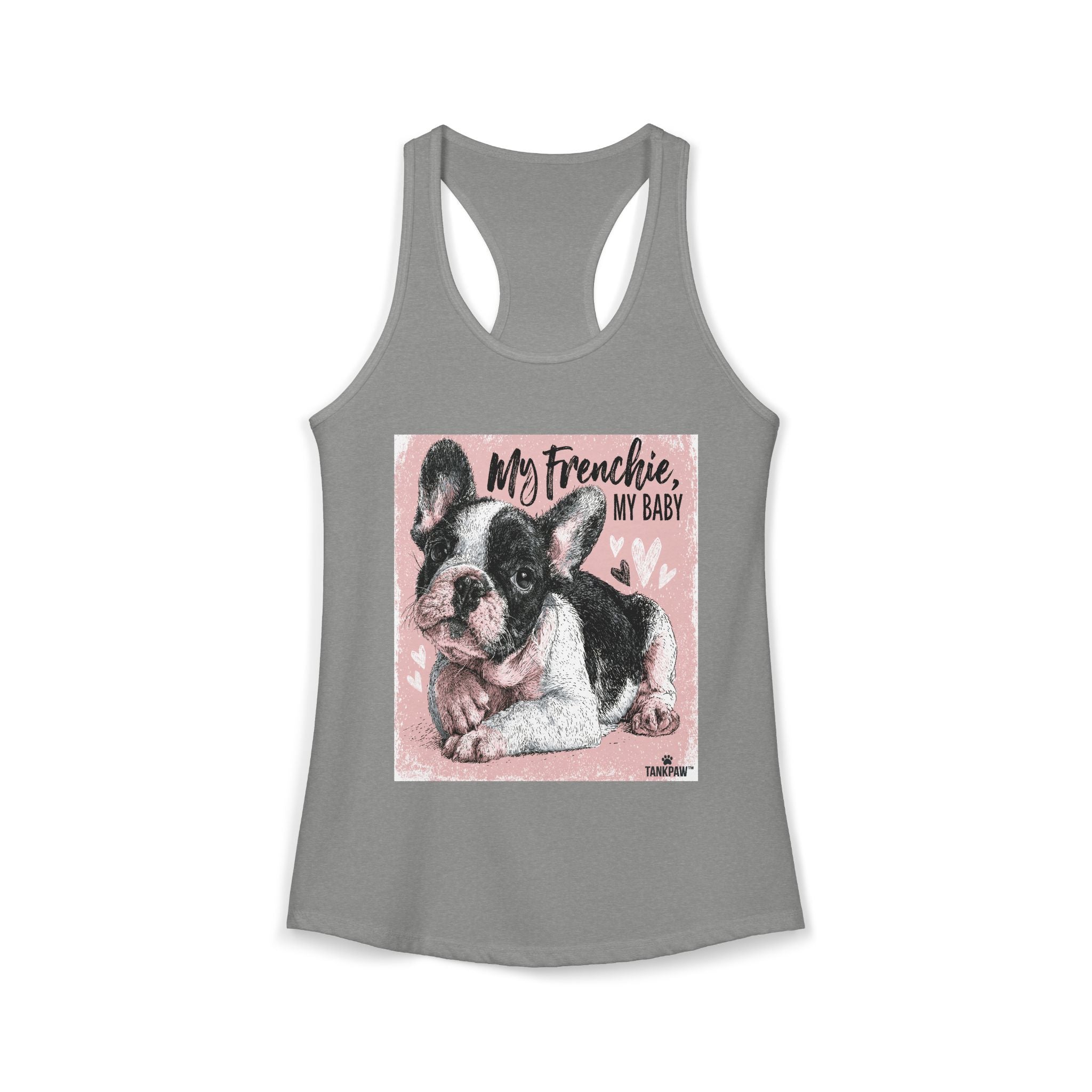 Frenchie Mom Women's Tank Top – French Bulldog Mom Sleeveless Shirt | Cute Dog Lover Gift | TankPawFrenchie Mom