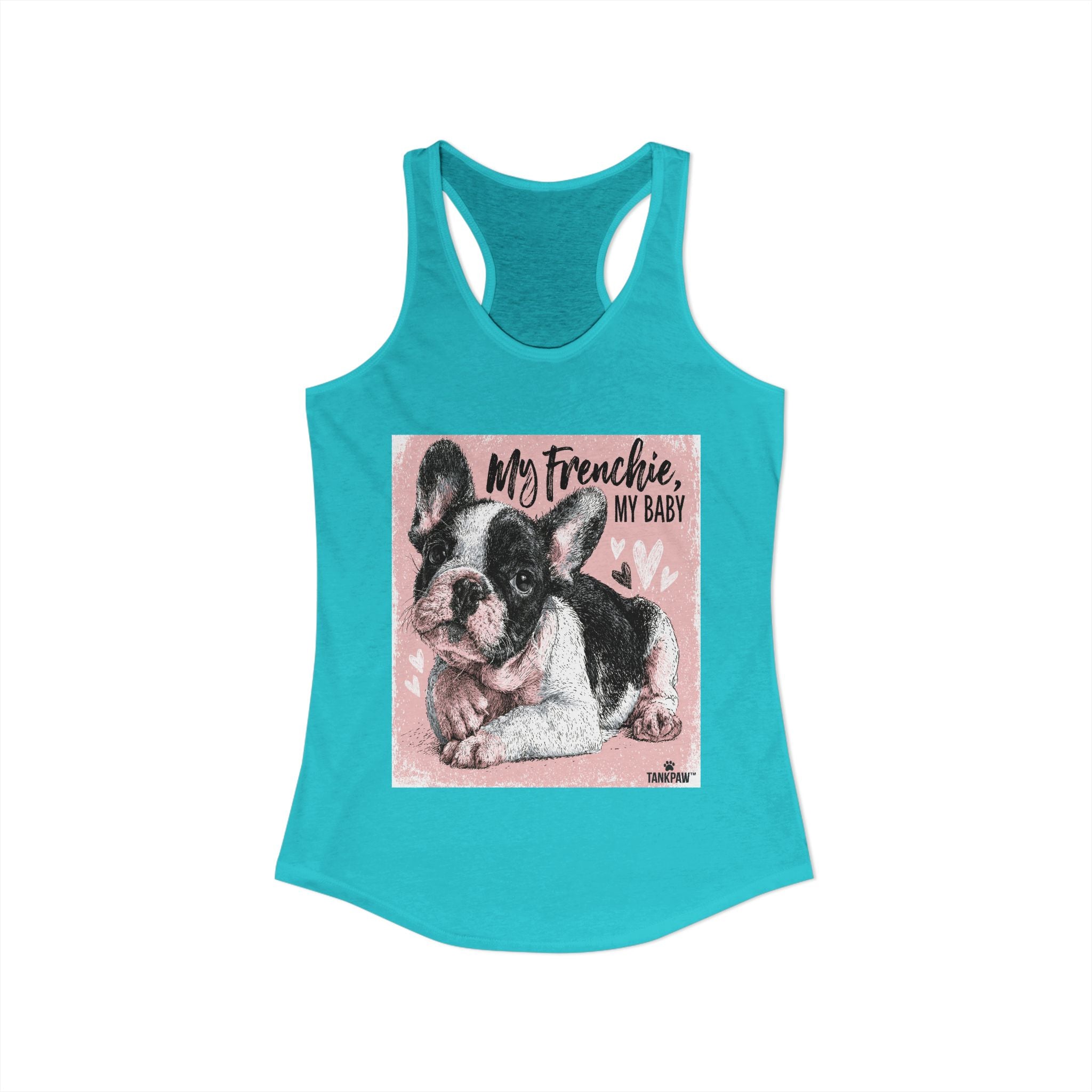 Frenchie Mom Women's Tank Top – French Bulldog Mom Sleeveless Shirt | Cute Dog Lover Gift | TankPawFrenchie Mom