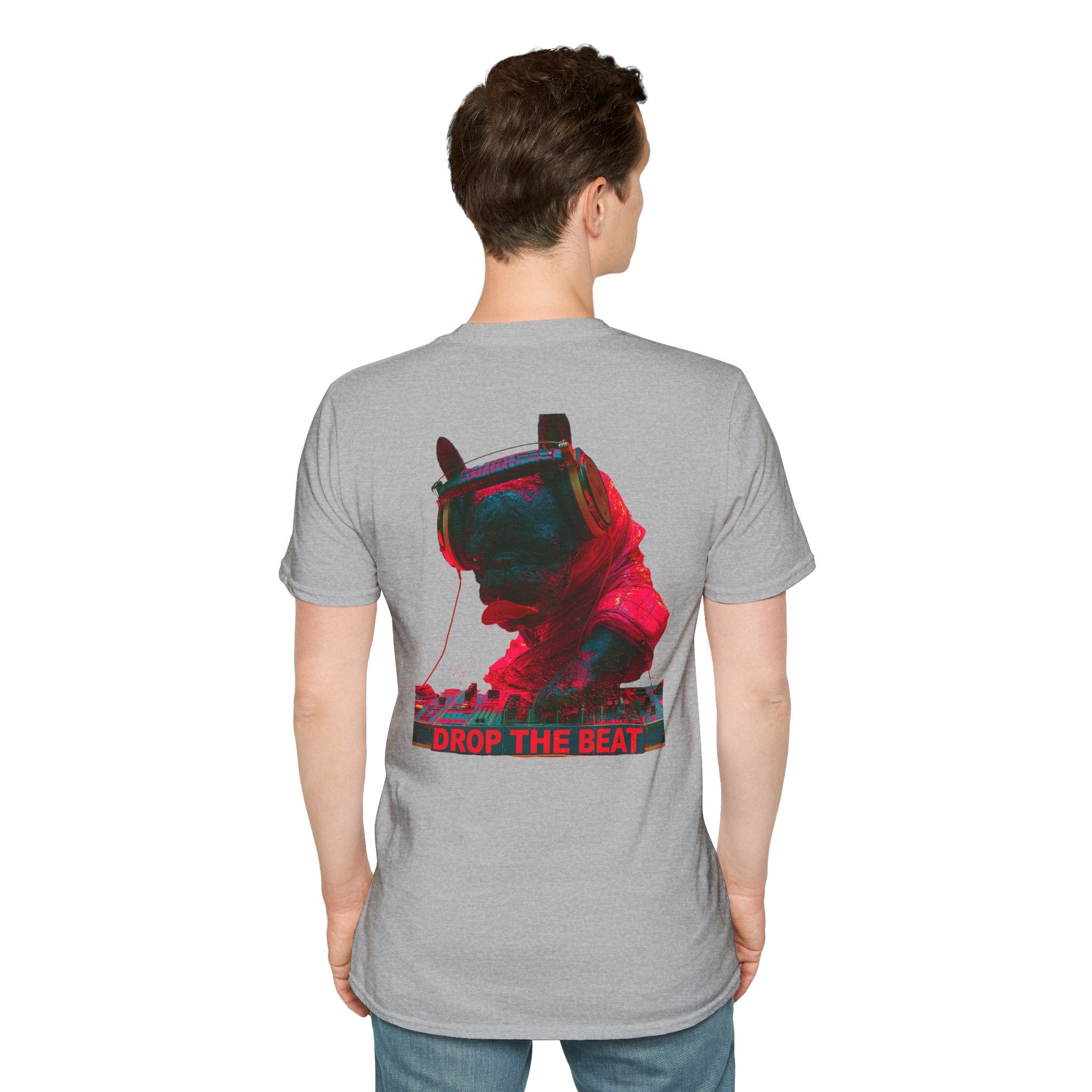 Frenchie Beats T-Shirt – DJ French Bulldog Music Festival Graphic Tee