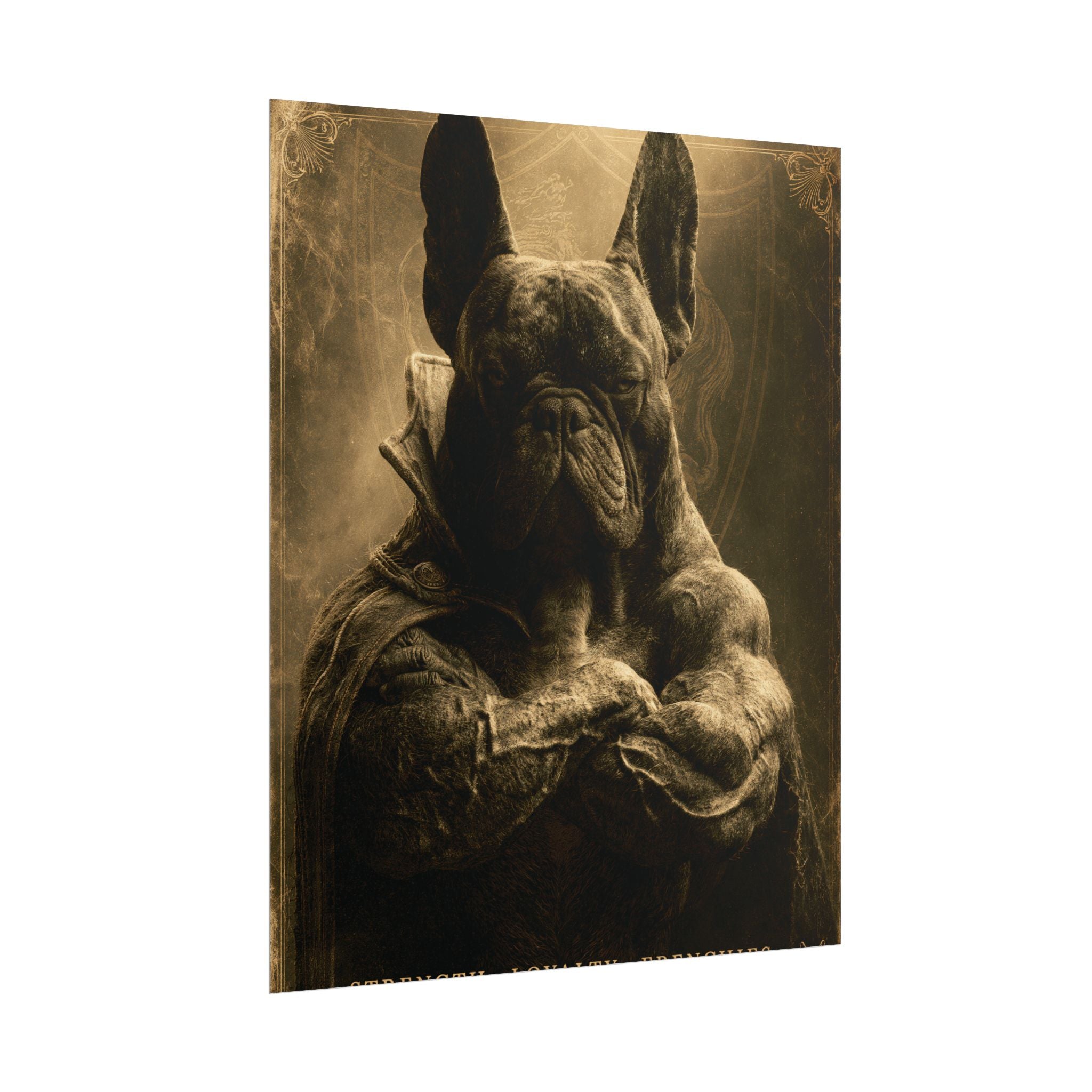 TankPaw® French Bulldog Wall Art Poster – Premium Vintage Frenchie Decor