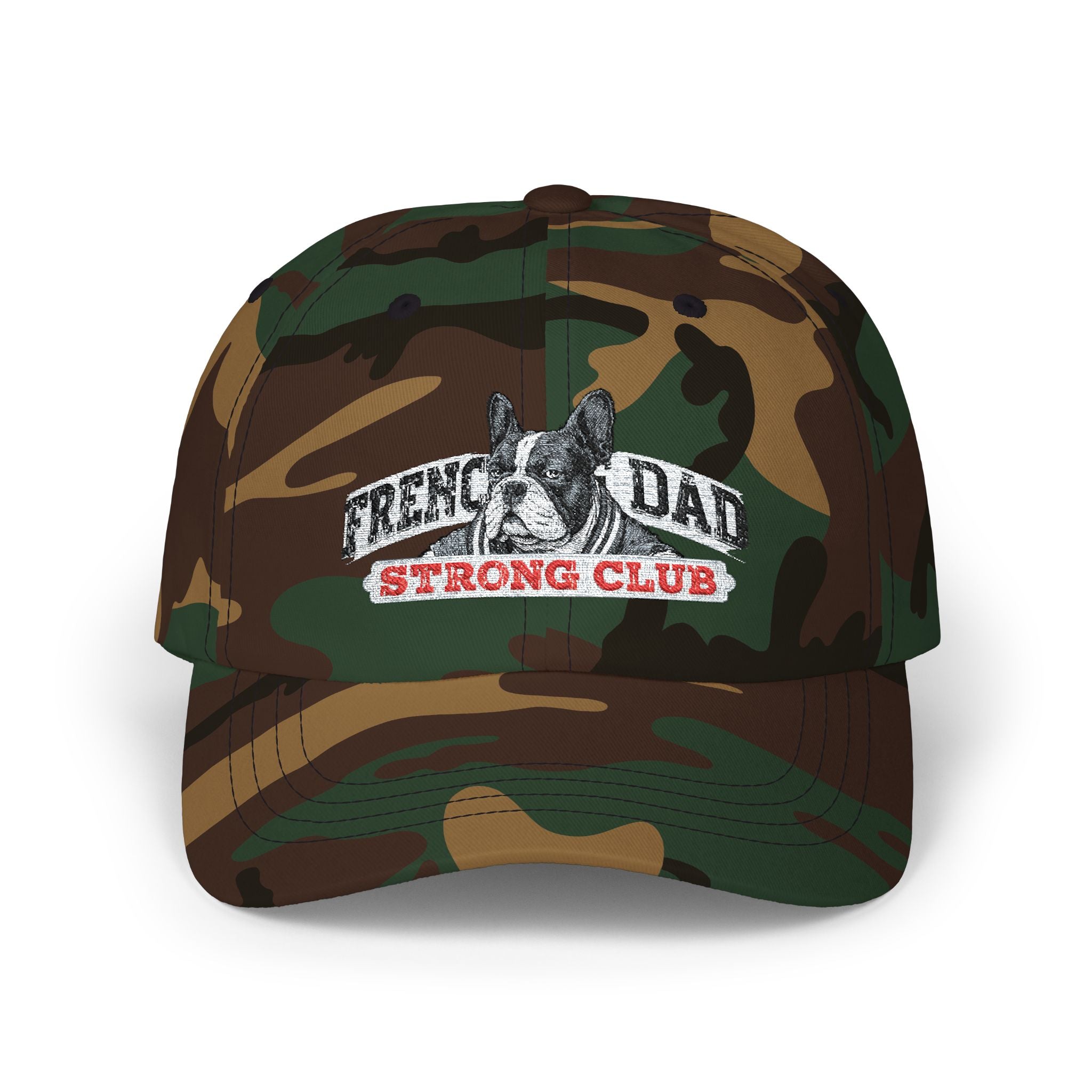 Dad Cap — TankPaw® Frenchie Dad Embroidered Baseball Cap – Premium French Bulldog Dad Hat for Dog Lovers
