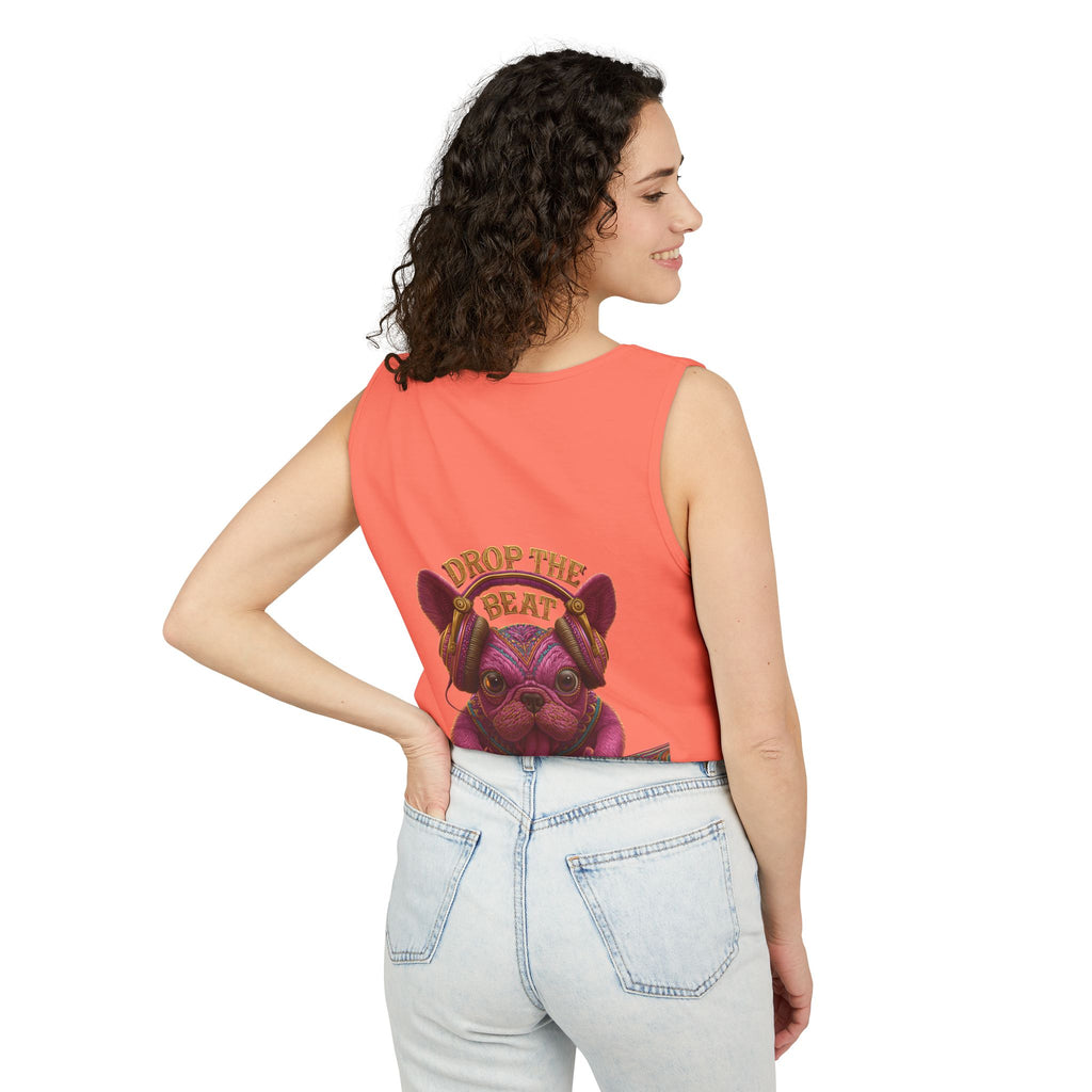 French Bulldog DJ Tank Top – EDM Music Festival Shirt for Dog Lovers | TankPaw™