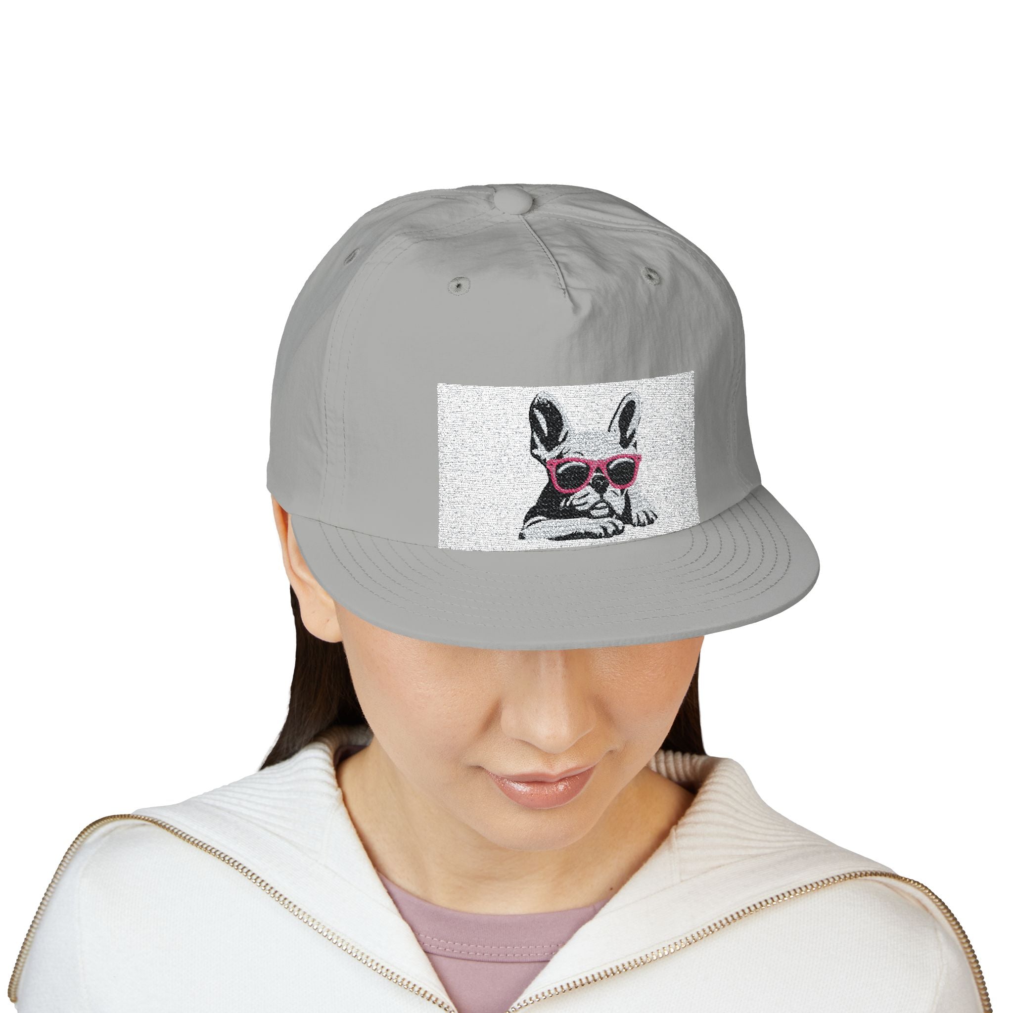 Surf Cap —French Bulldog Mom Hat – Embroidered Baseball Cap for Frenchie Lovers