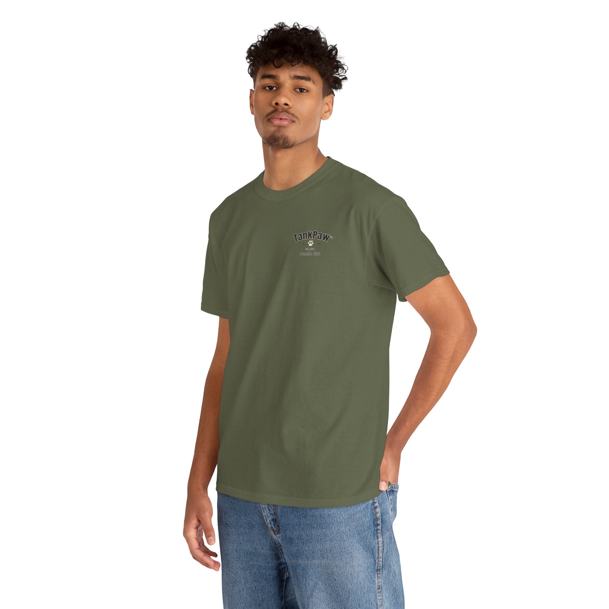 Frenchie Strong Club Vintage Gym T-Shirt | TankPaw™