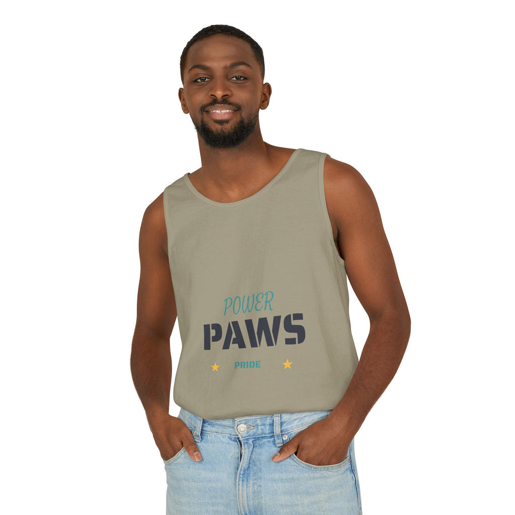 Power Paws Tank Top — "Frenchie Strong" Graphic Dog Fitness Tank