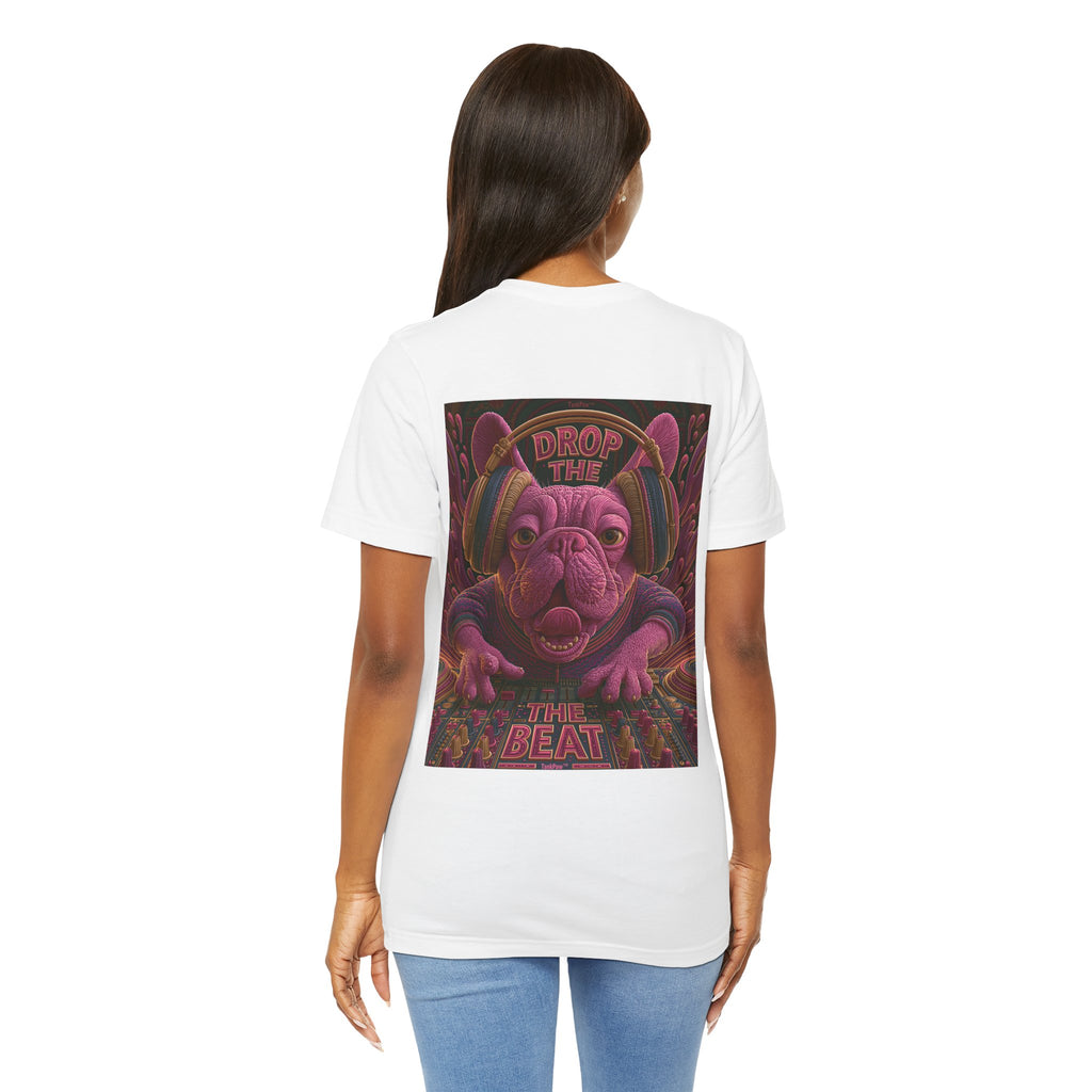 Electric French Bulldog T-Shirt – Neon DJ Dog Shirt for Music Lovers
