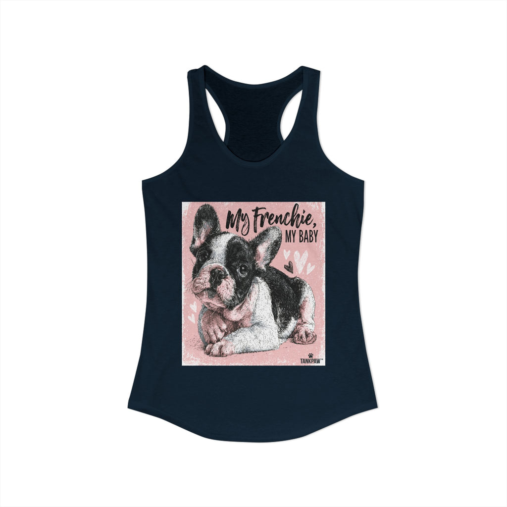Frenchie Mom Women's Tank Top – French Bulldog Mom Sleeveless Shirt | Cute Dog Lover Gift | TankPawFrenchie Mom