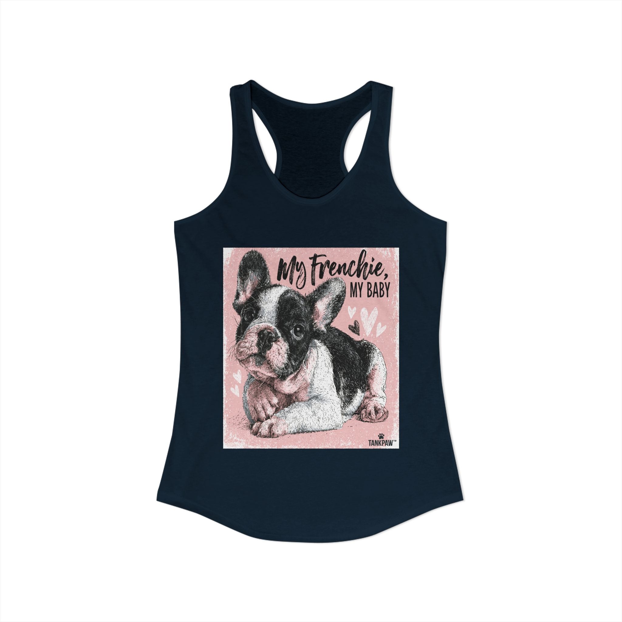 Frenchie Mom Women's Tank Top – French Bulldog Mom Sleeveless Shirt | Cute Dog Lover Gift | TankPawFrenchie Mom
