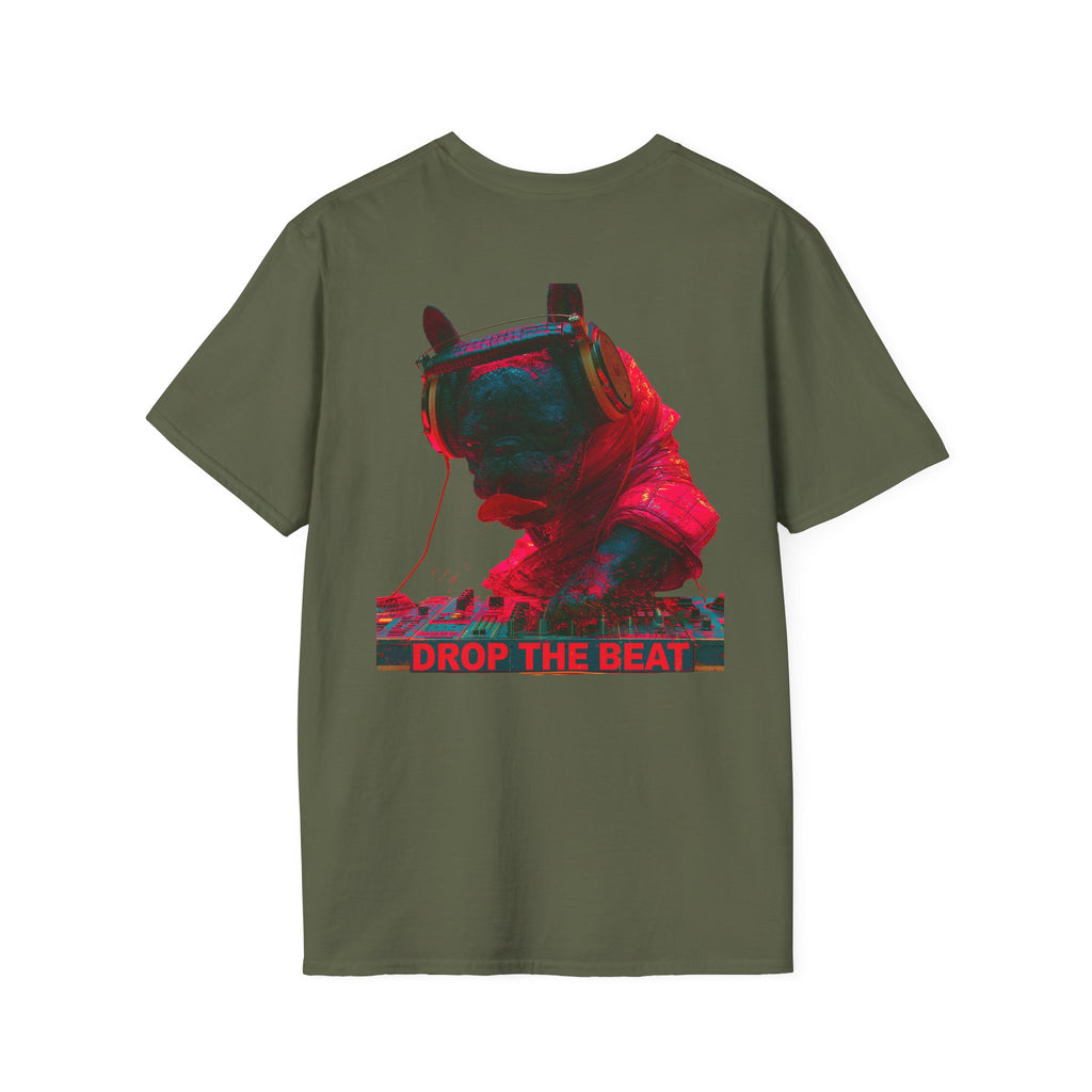 Frenchie Beats T-Shirt – DJ French Bulldog Music Festival Graphic Tee