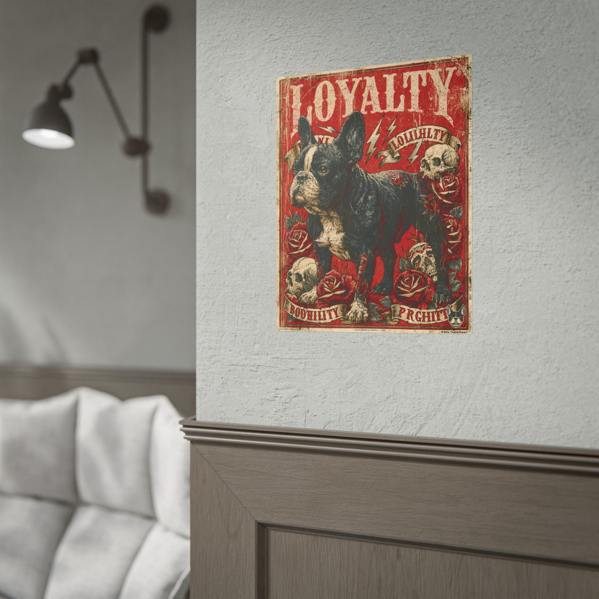 TankPaw® French Bulldog Wall Art Poster – Premium Vintage Frenchie Decor