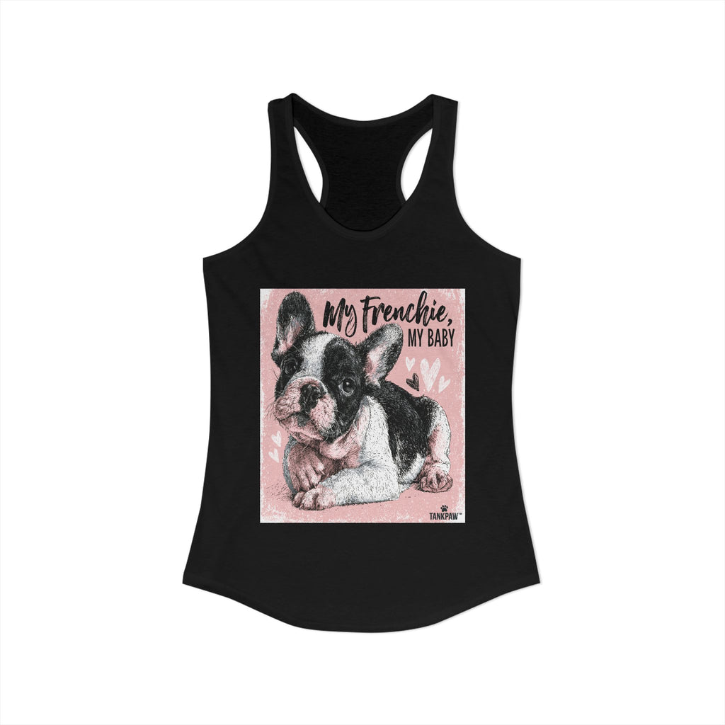 Frenchie Mom Women's Tank Top – French Bulldog Mom Sleeveless Shirt | Cute Dog Lover Gift | TankPawFrenchie Mom