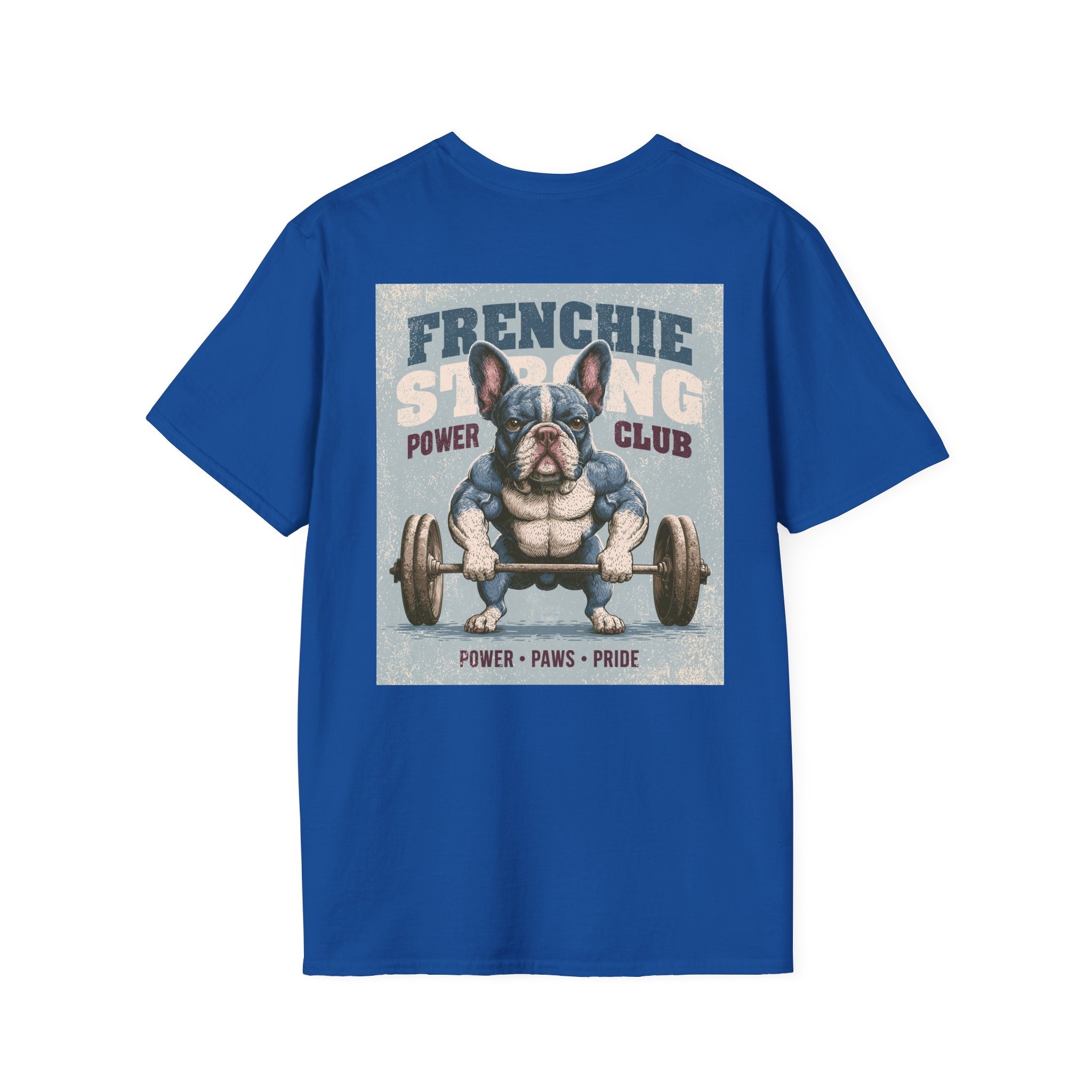 Muscle French Bulldog T-Shirt – Strong Frenchie Workout Shirt for Dog Lovers