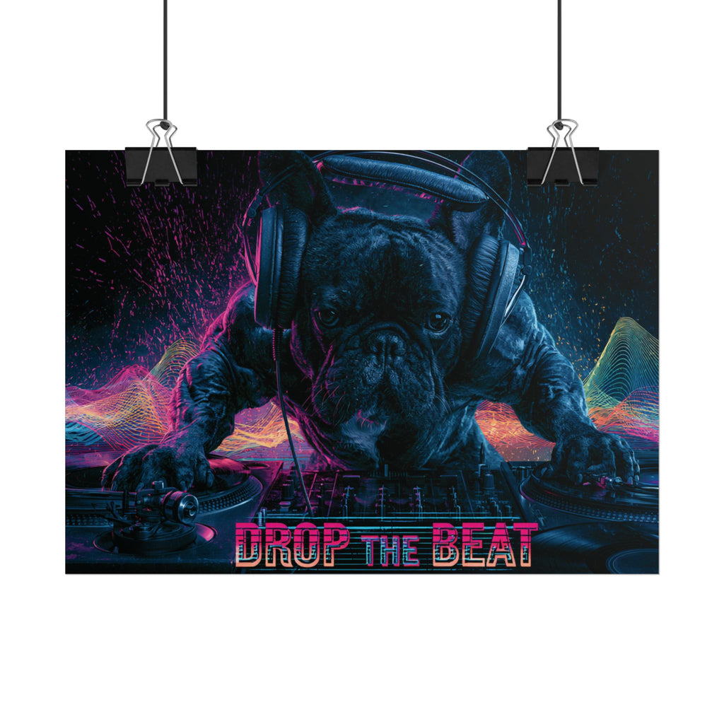 TankPaw® French Bulldog Wall Art Poster – Premium Vintage Frenchie Decor