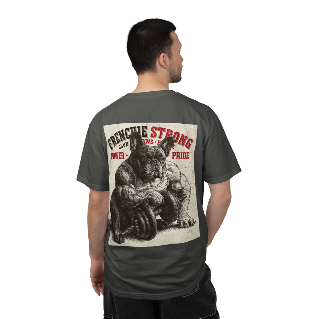 TankPaw® Frenchie Strong Club Premium T-Shirt – Vintage French Bulldog Graphic Tee