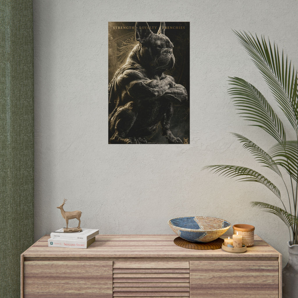 TankPaw® French Bulldog Wall Art Poster – Premium Vintage Frenchie Decor