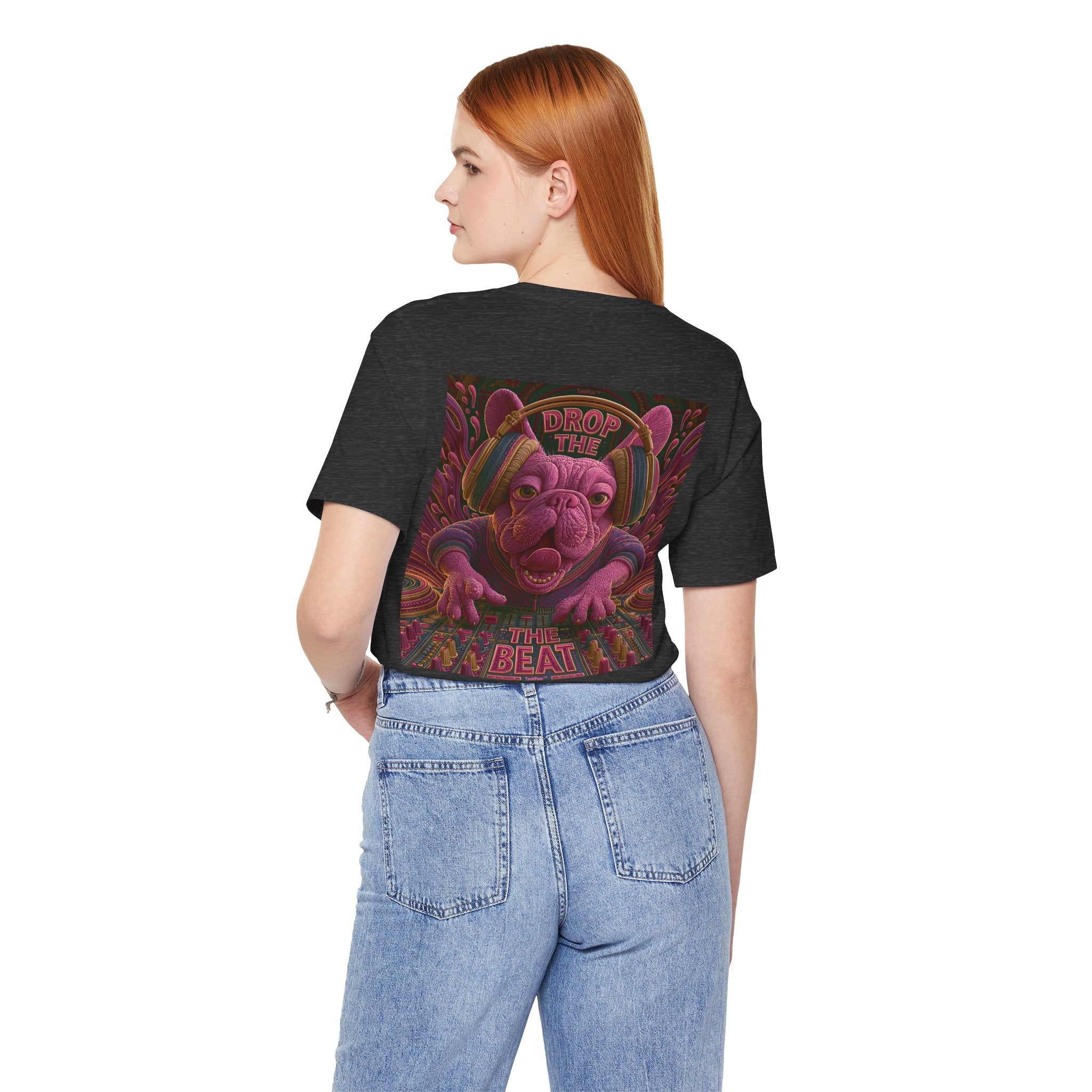 Electric French Bulldog T-Shirt – Neon DJ Dog Shirt for Music Lovers