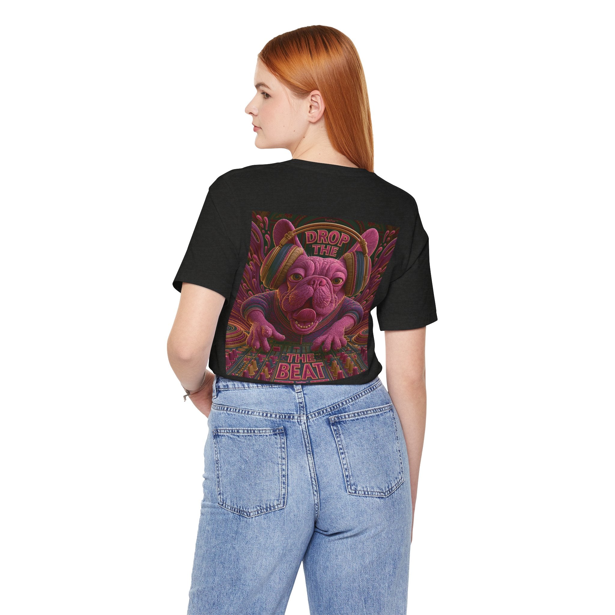Electric French Bulldog T-Shirt – Neon DJ Dog Shirt for Music Lovers