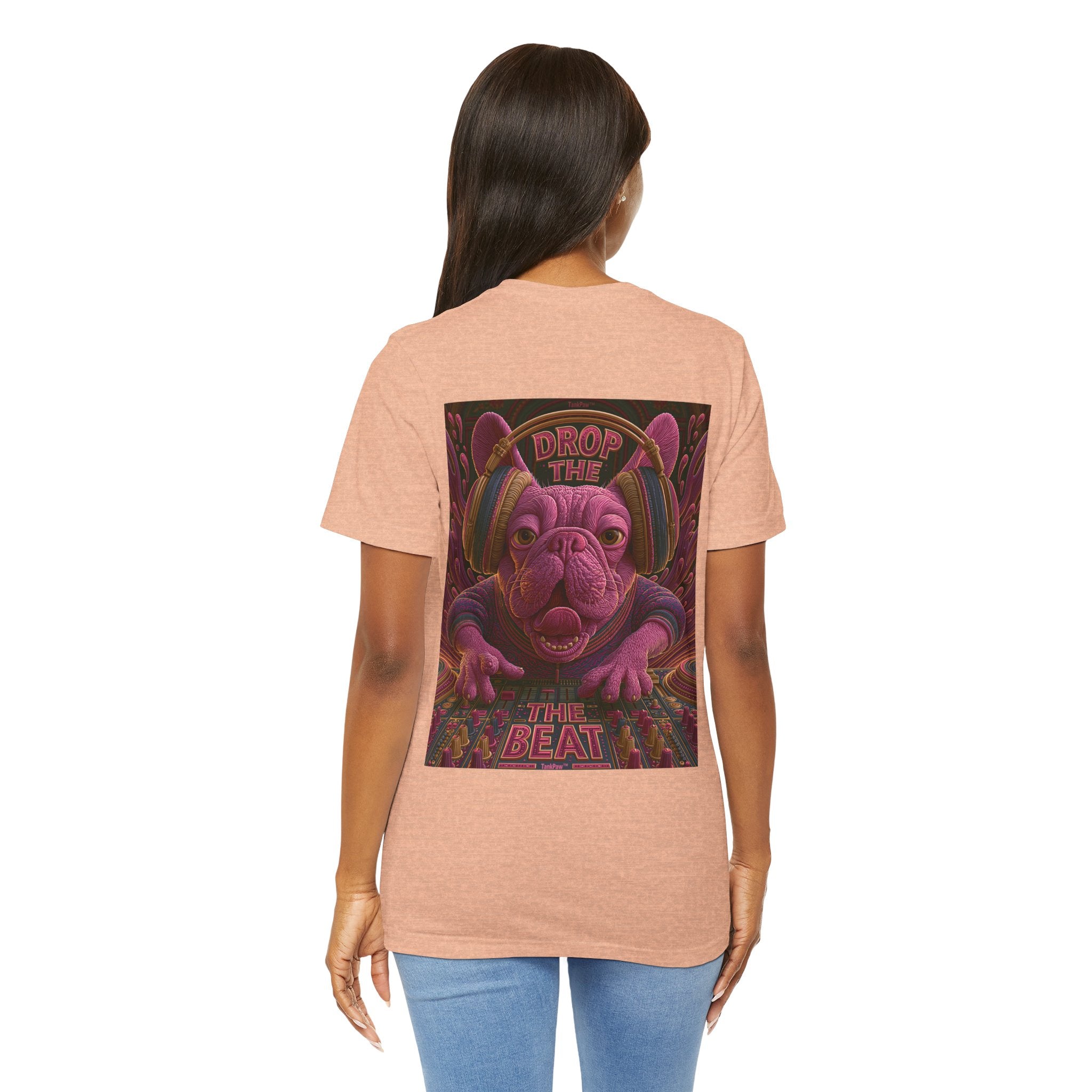 Electric French Bulldog T-Shirt – Neon DJ Dog Shirt for Music Lovers
