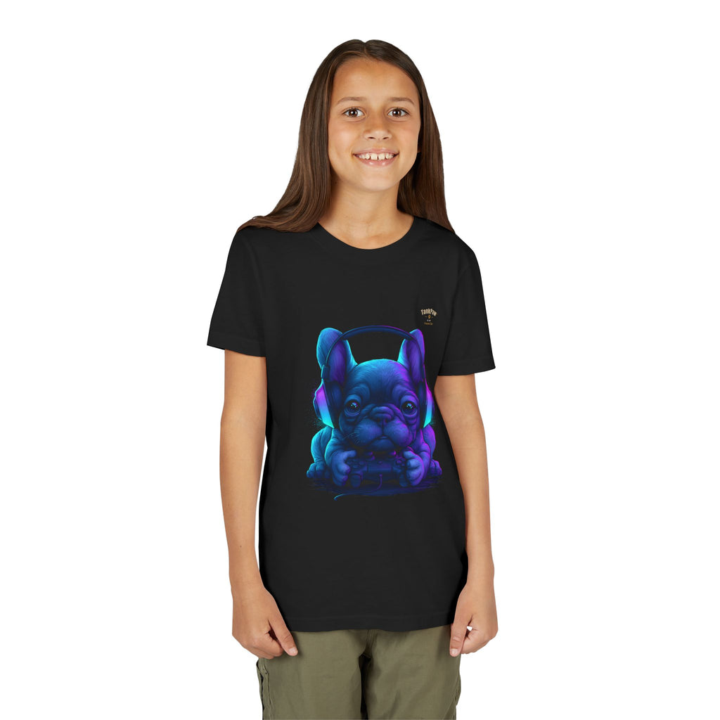 Youth French Bulldog Graphic T-Shirt – Cool Frenchie Tee for Kids & Teens
