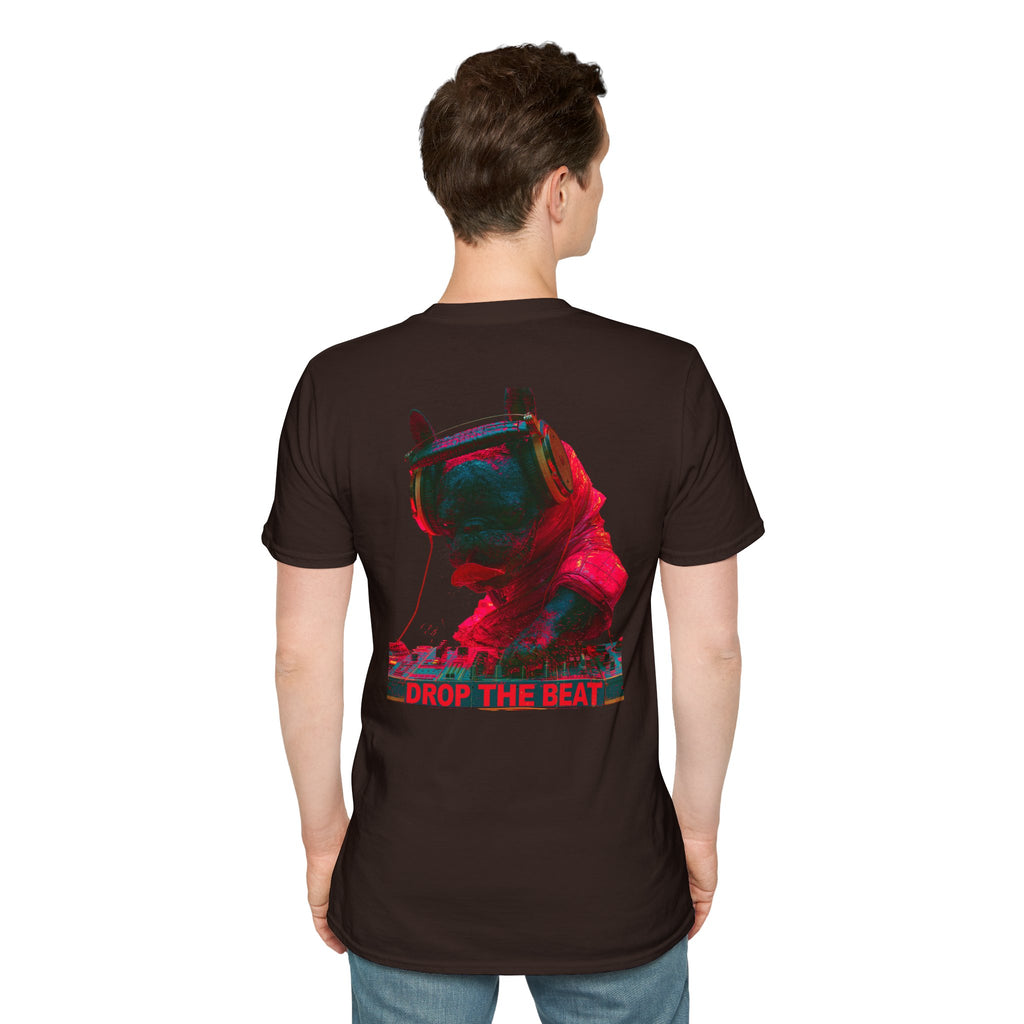 Frenchie Beats T-Shirt – DJ French Bulldog Music Festival Graphic Tee