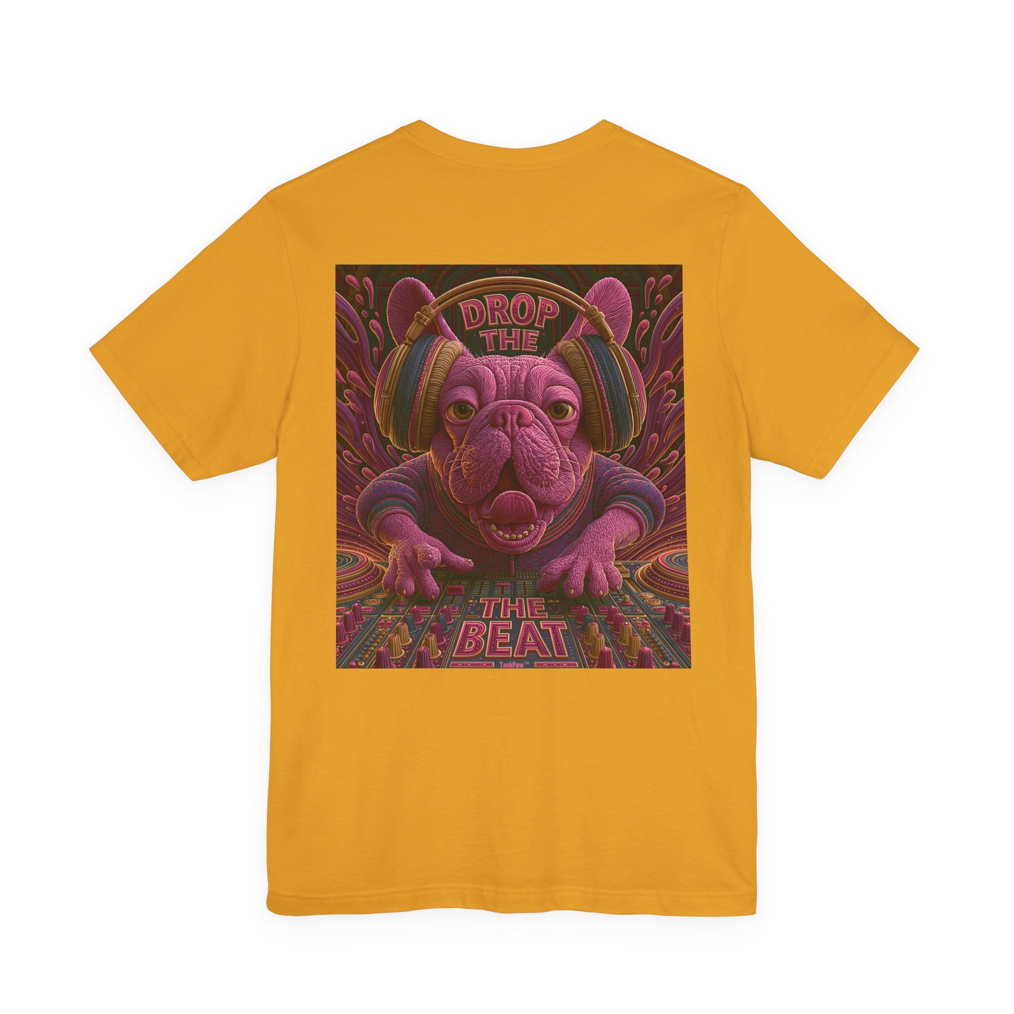 Electric French Bulldog T-Shirt – Neon DJ Dog Shirt for Music Lovers