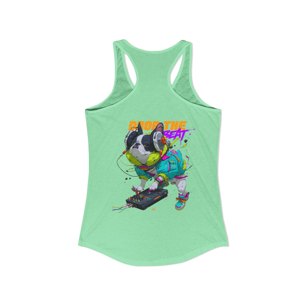 Women's French Bulldog Tank Top – Cute Frenchie Sleeveless Shirt for Dog Lovers