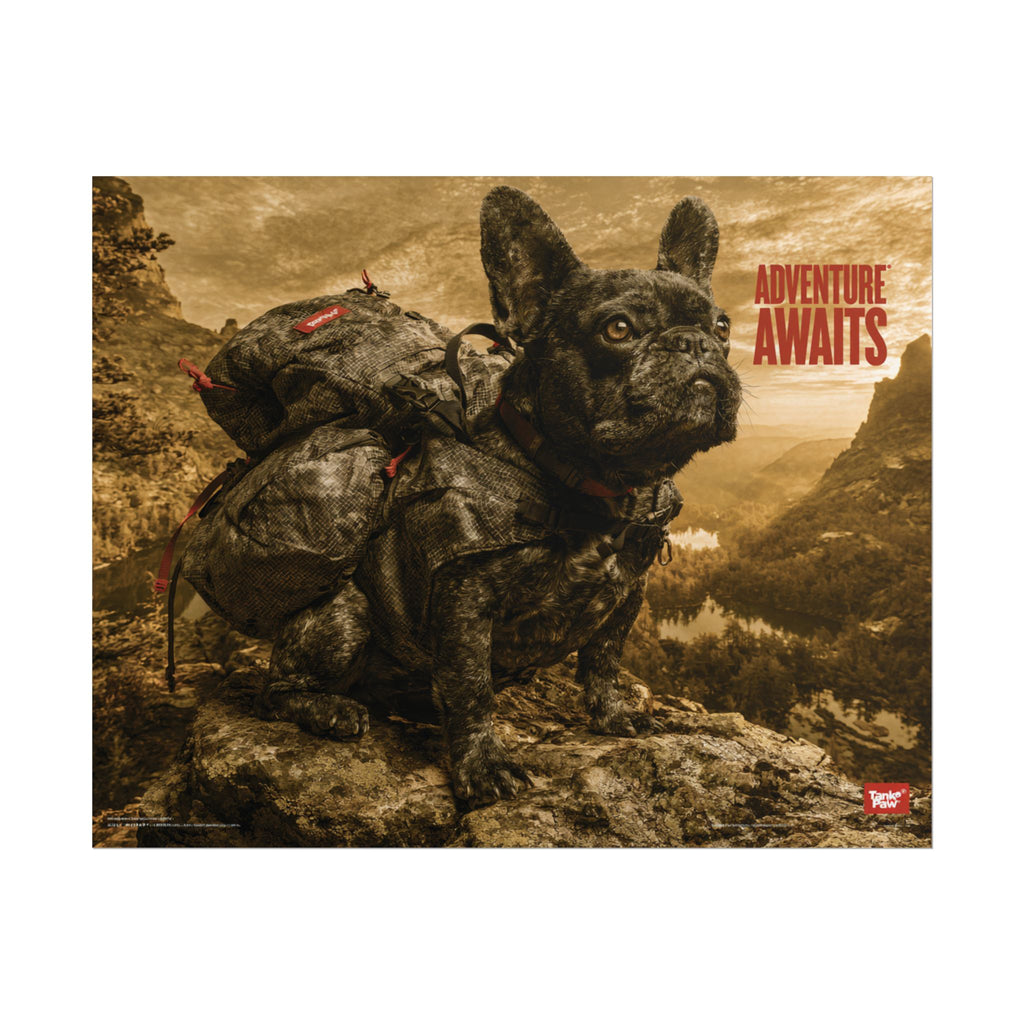 TankPaw® French Bulldog Wall Art Poster – Premium Vintage Frenchie Decor