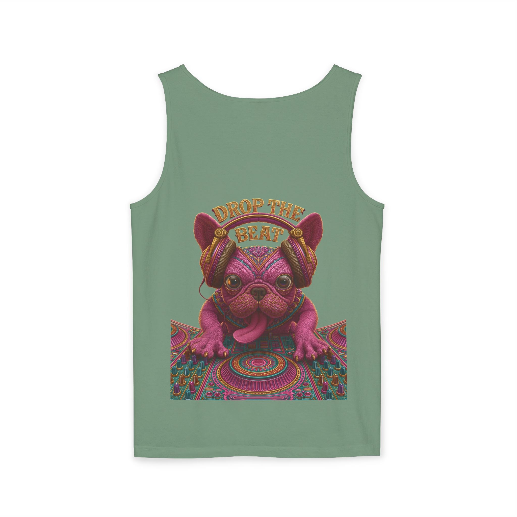 French Bulldog DJ Tank Top – EDM Music Festival Shirt for Dog Lovers | TankPaw™