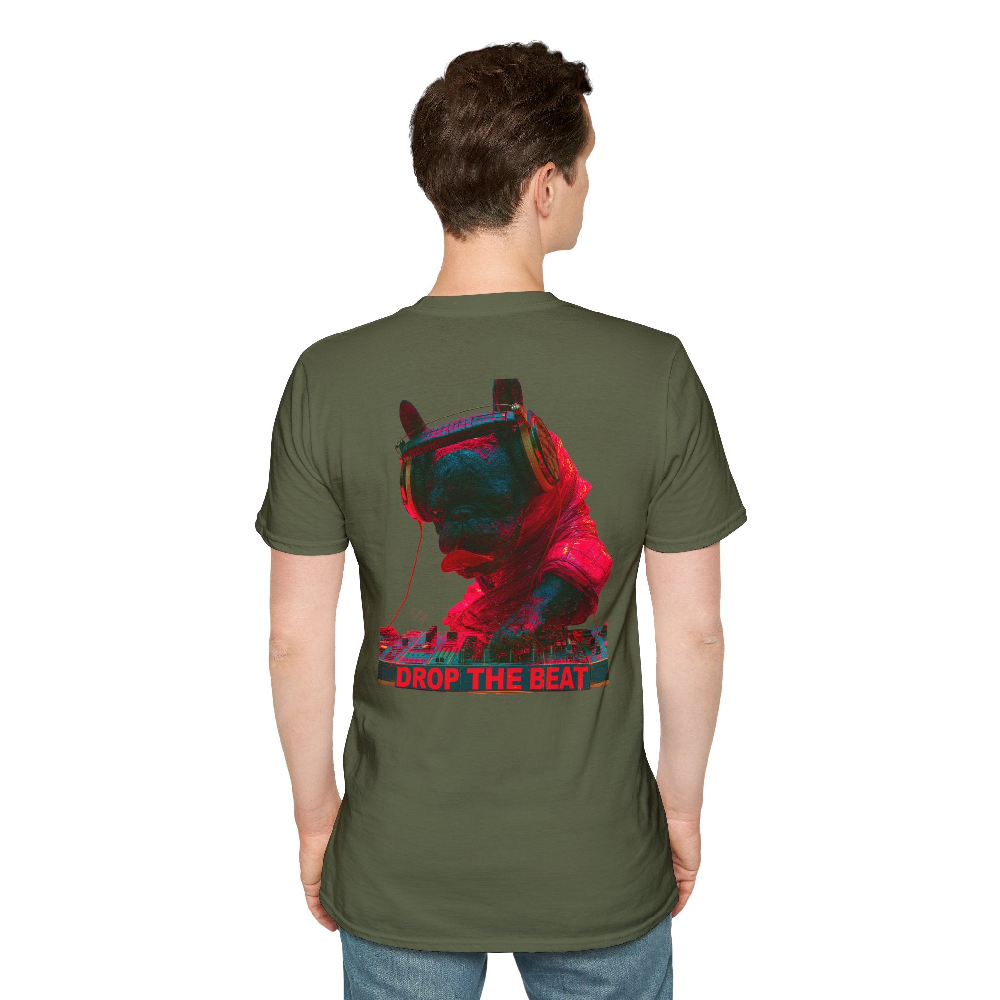 Frenchie Beats T-Shirt – DJ French Bulldog Music Festival Graphic Tee