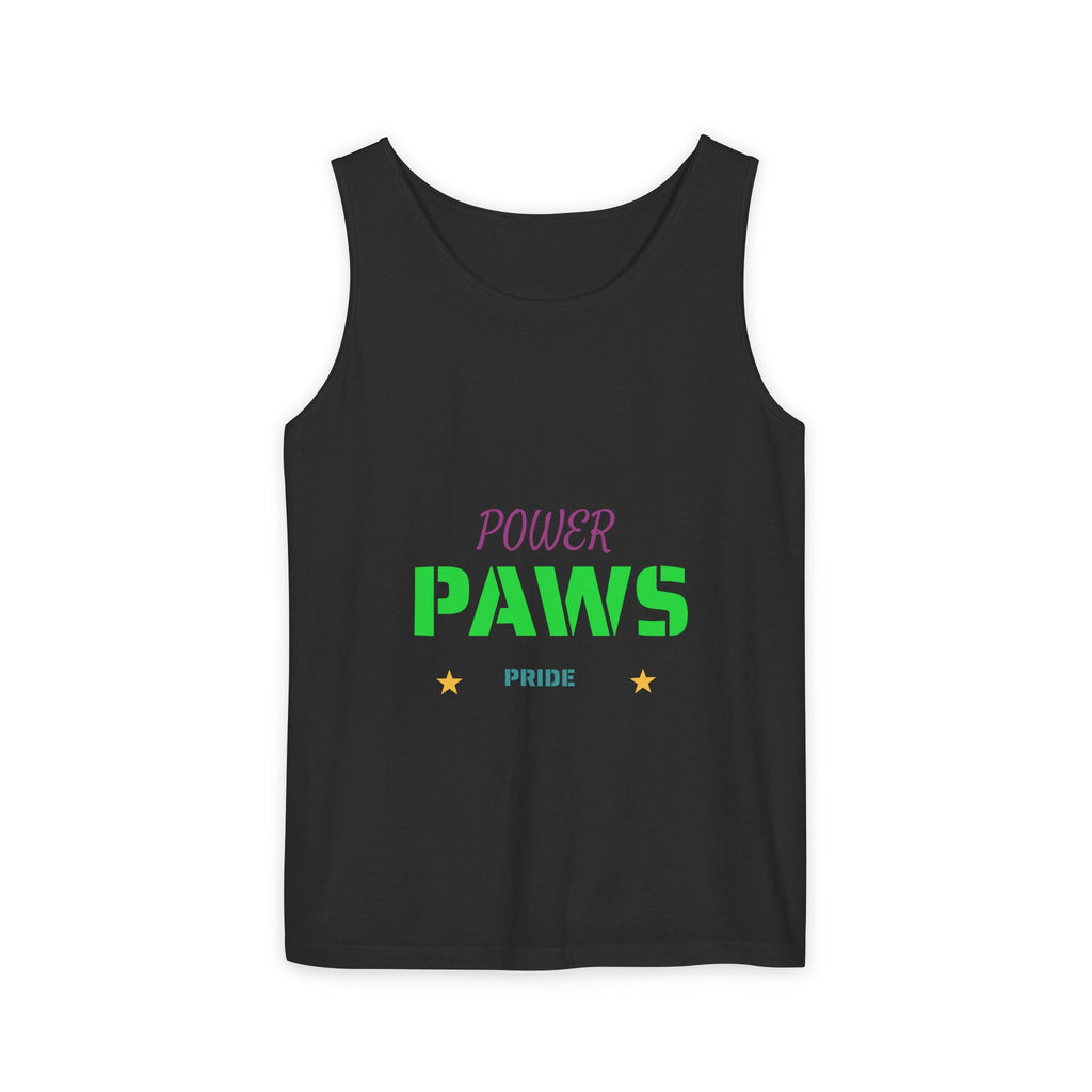 Power Paws Tank Top — "Frenchie Strong" Graphic Dog Fitness Tank