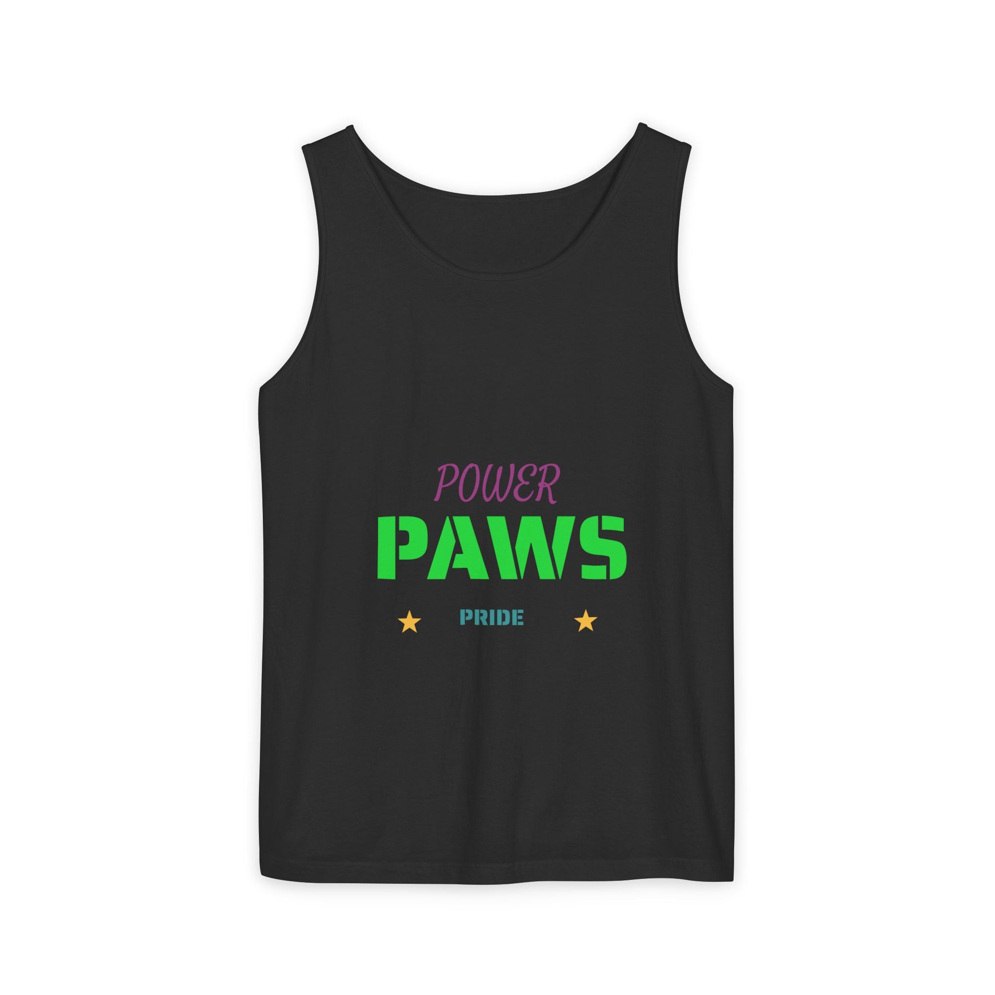 Power Paws Tank Top — "Frenchie Strong" Graphic Dog Fitness Tank