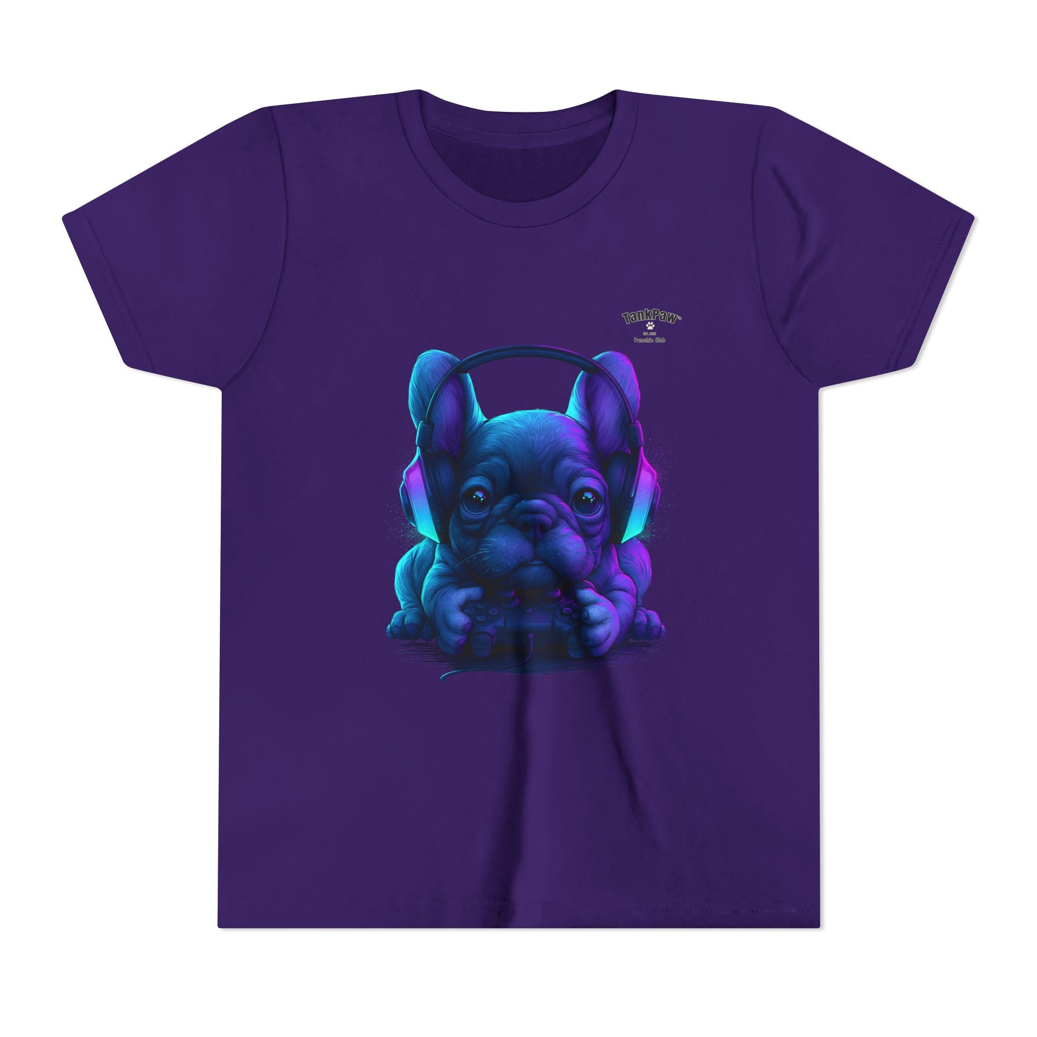 Youth French Bulldog Graphic T-Shirt – Cool Frenchie Tee for Kids & Teens