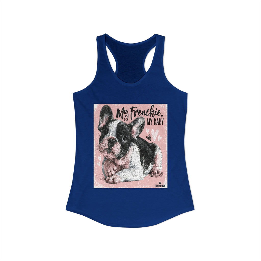 Frenchie Mom Women's Tank Top – French Bulldog Mom Sleeveless Shirt | Cute Dog Lover Gift | TankPawFrenchie Mom