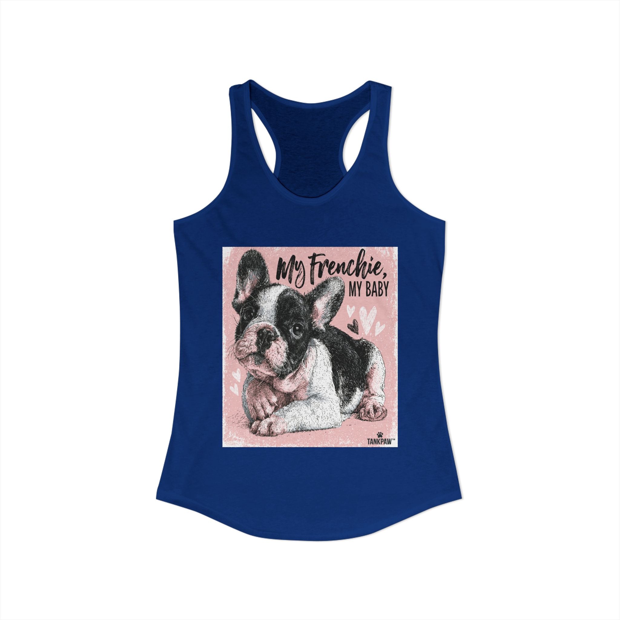 Frenchie Mom Women's Tank Top – French Bulldog Mom Sleeveless Shirt | Cute Dog Lover Gift | TankPawFrenchie Mom