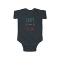 Infant Bodysuit – "Happy and Daring" Cute French Bulldog Baby Onesie