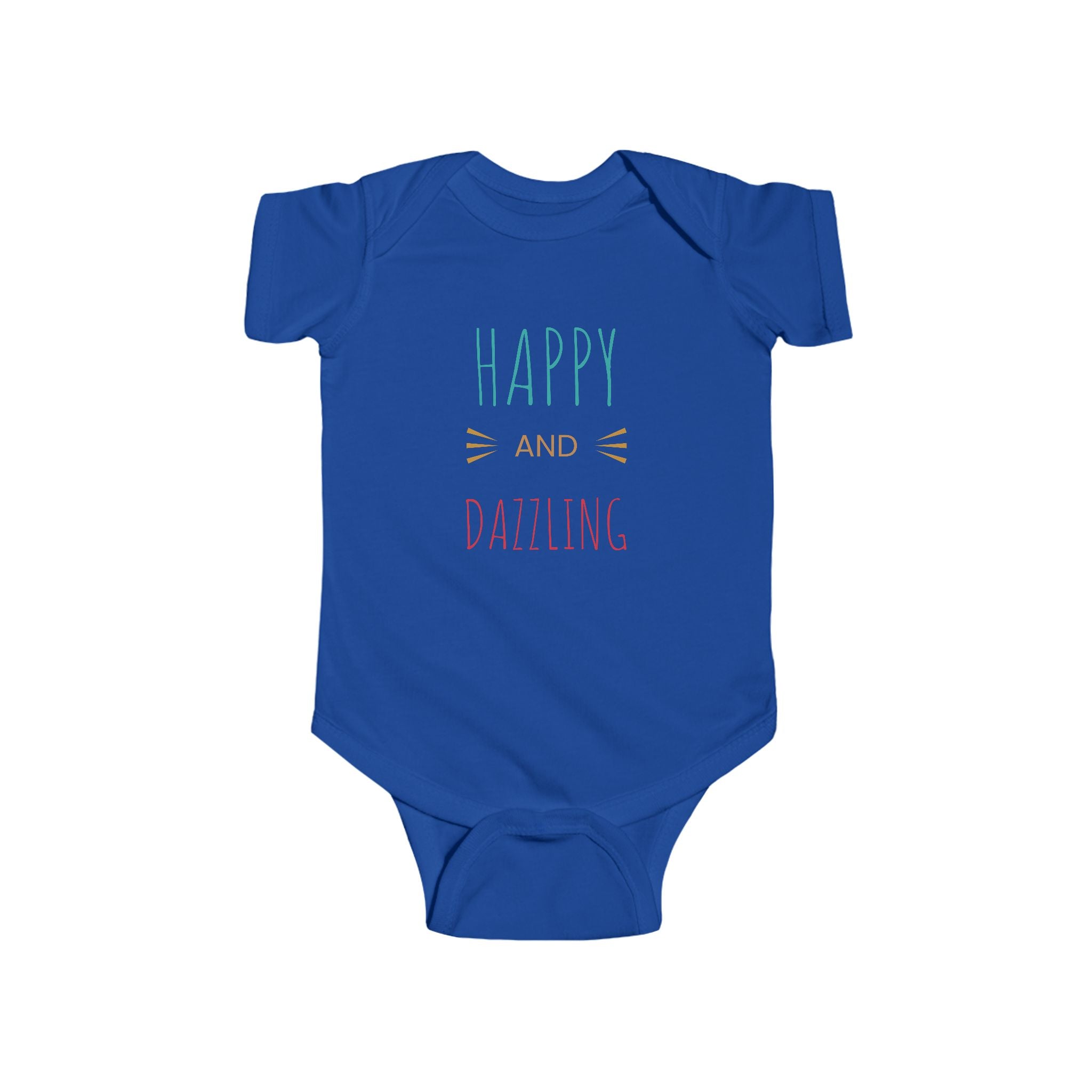 Infant Bodysuit – "Happy and Daring" Cute French Bulldog Baby Onesie