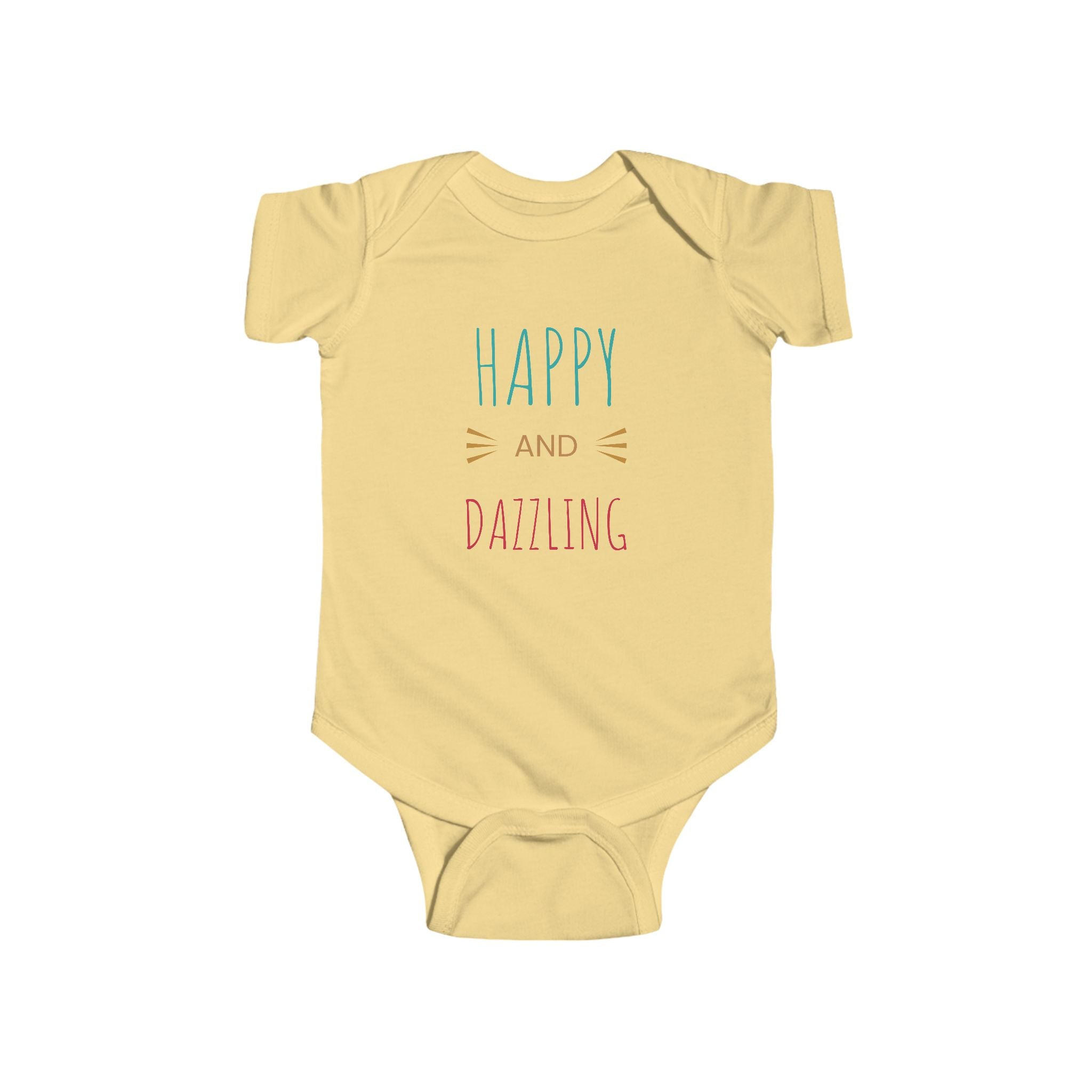 Infant Bodysuit – "Happy and Daring" Cute French Bulldog Baby Onesie